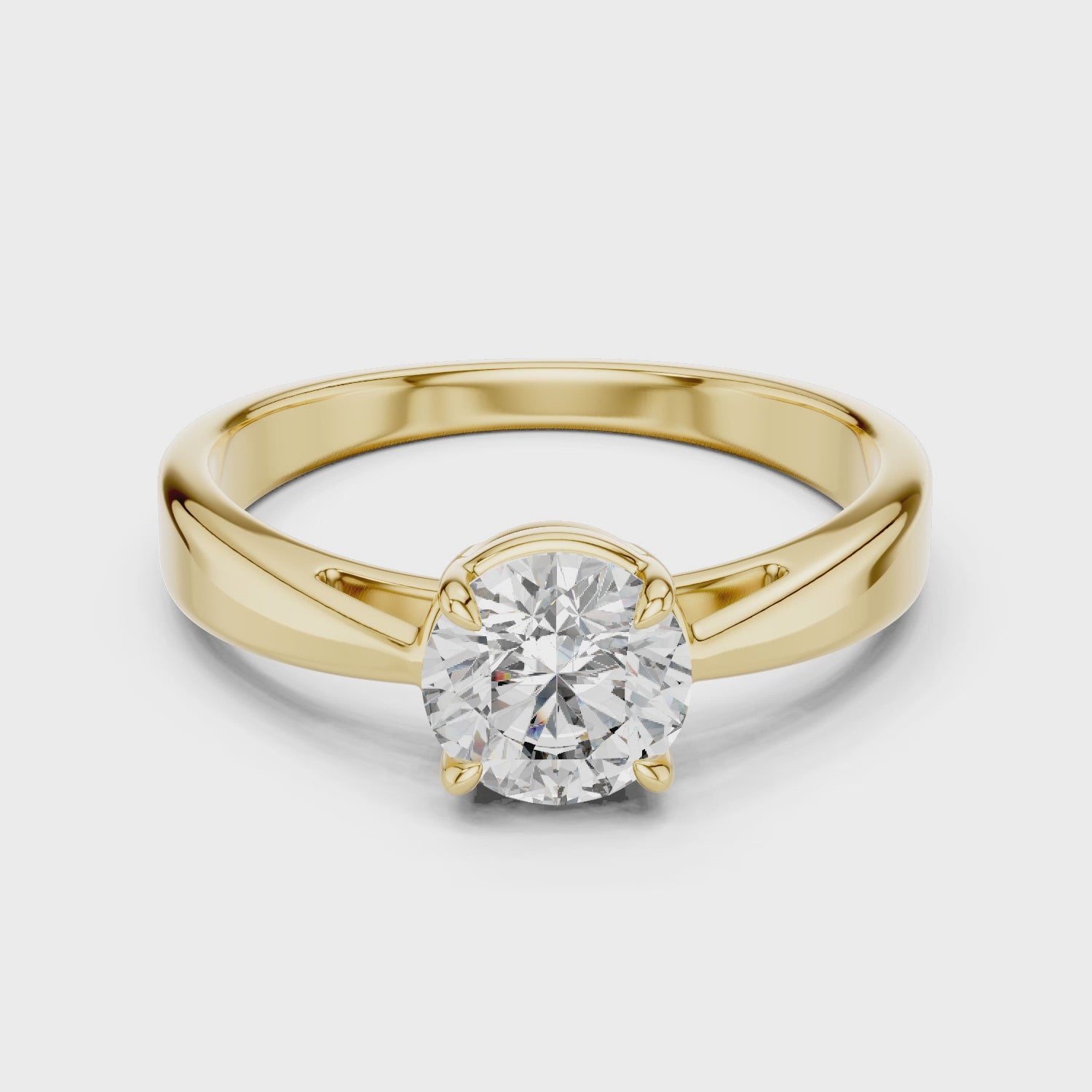 Celeste Embrace Solitaire Ring