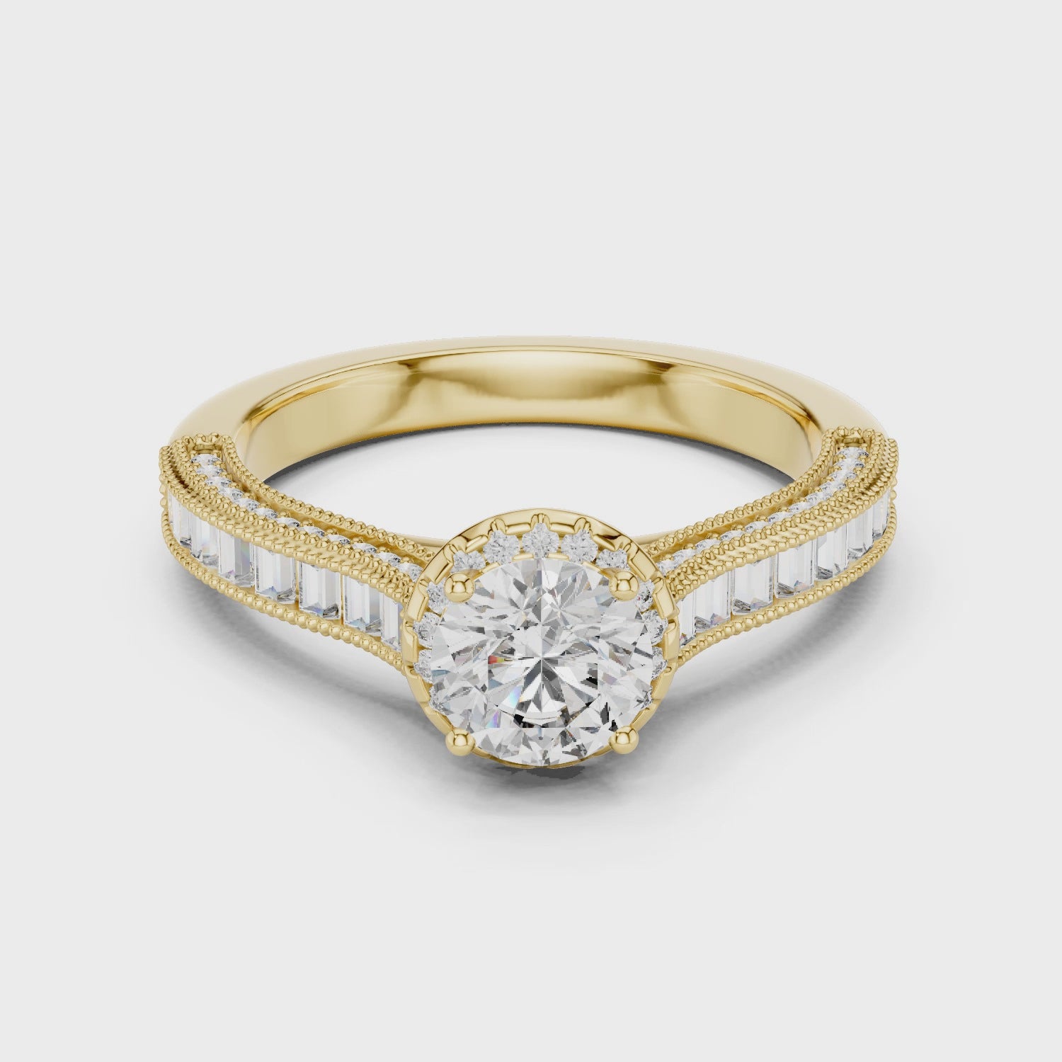 Radiant Double Band Grace Halo Ring