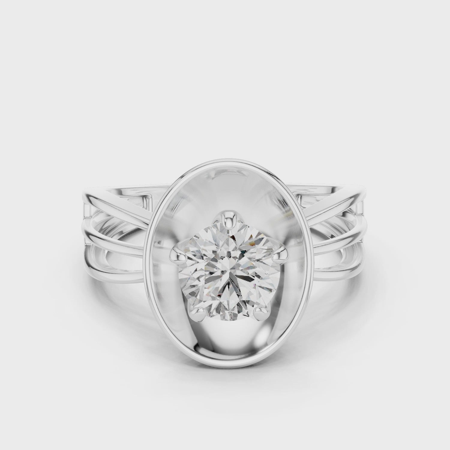 Infinite Grace Classic Halo Ring