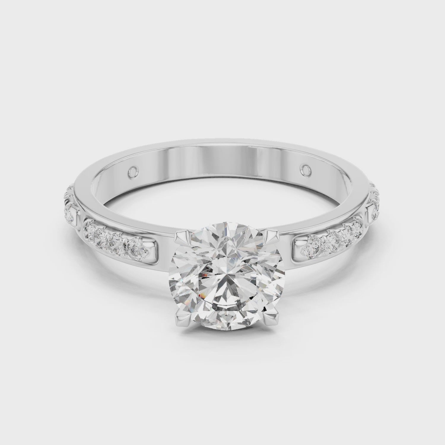 Whispering Radiance Band Ring