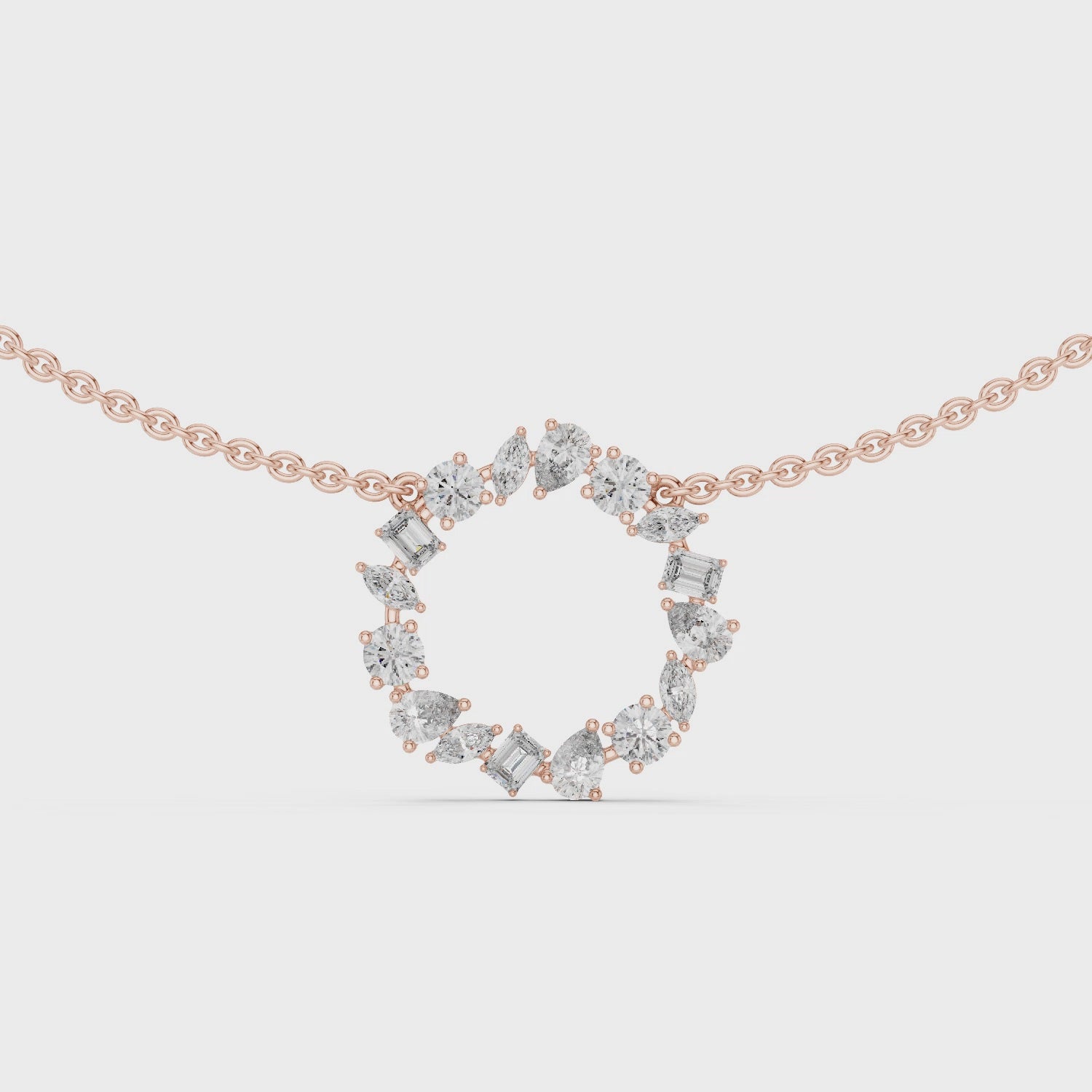 Celestial Wreath Pendant Necklace