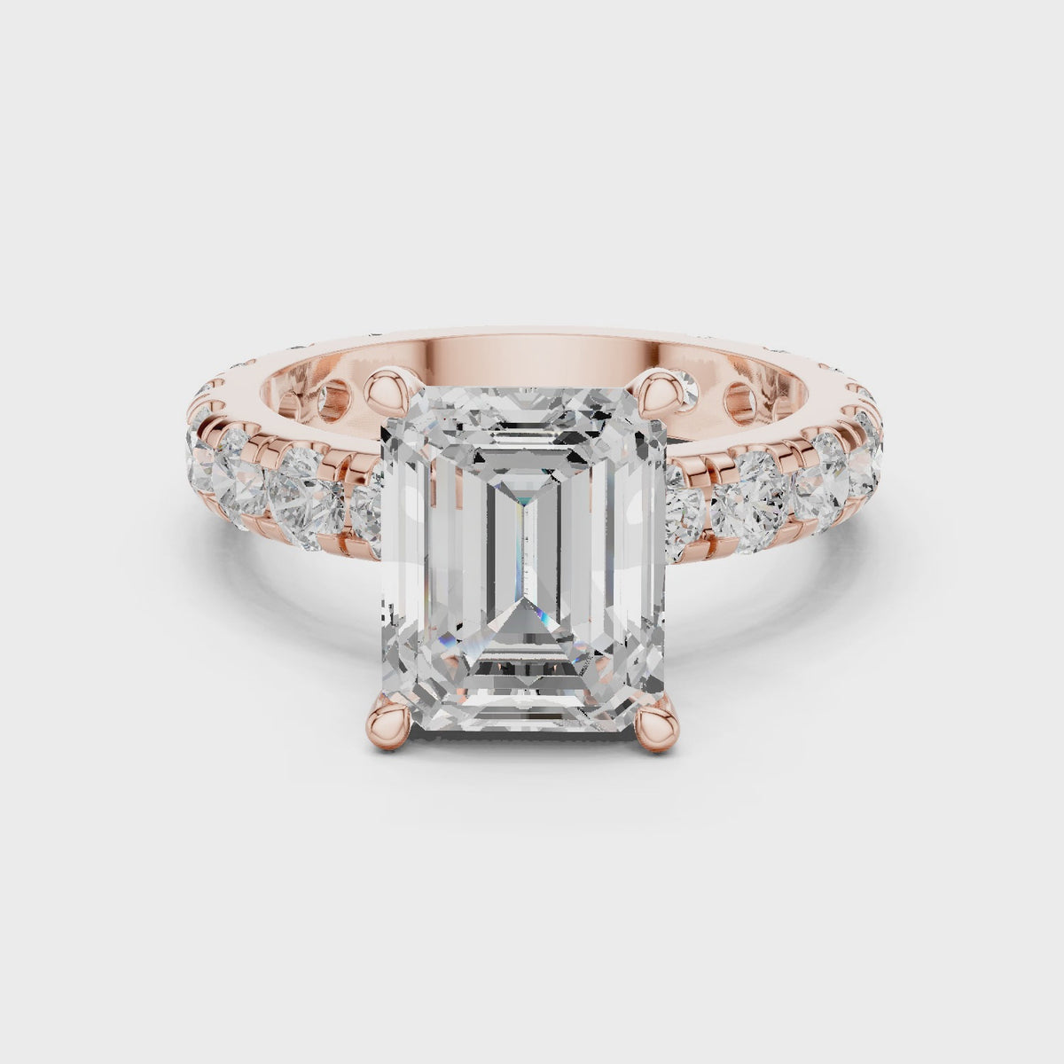 Infinite Luxe Halo Empress Band Ring