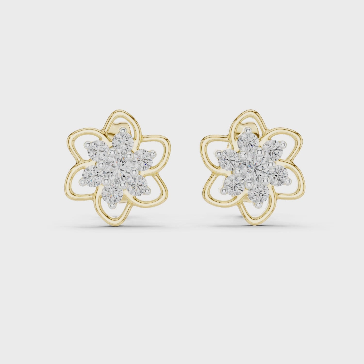 Radiant Morning Floral Earrings