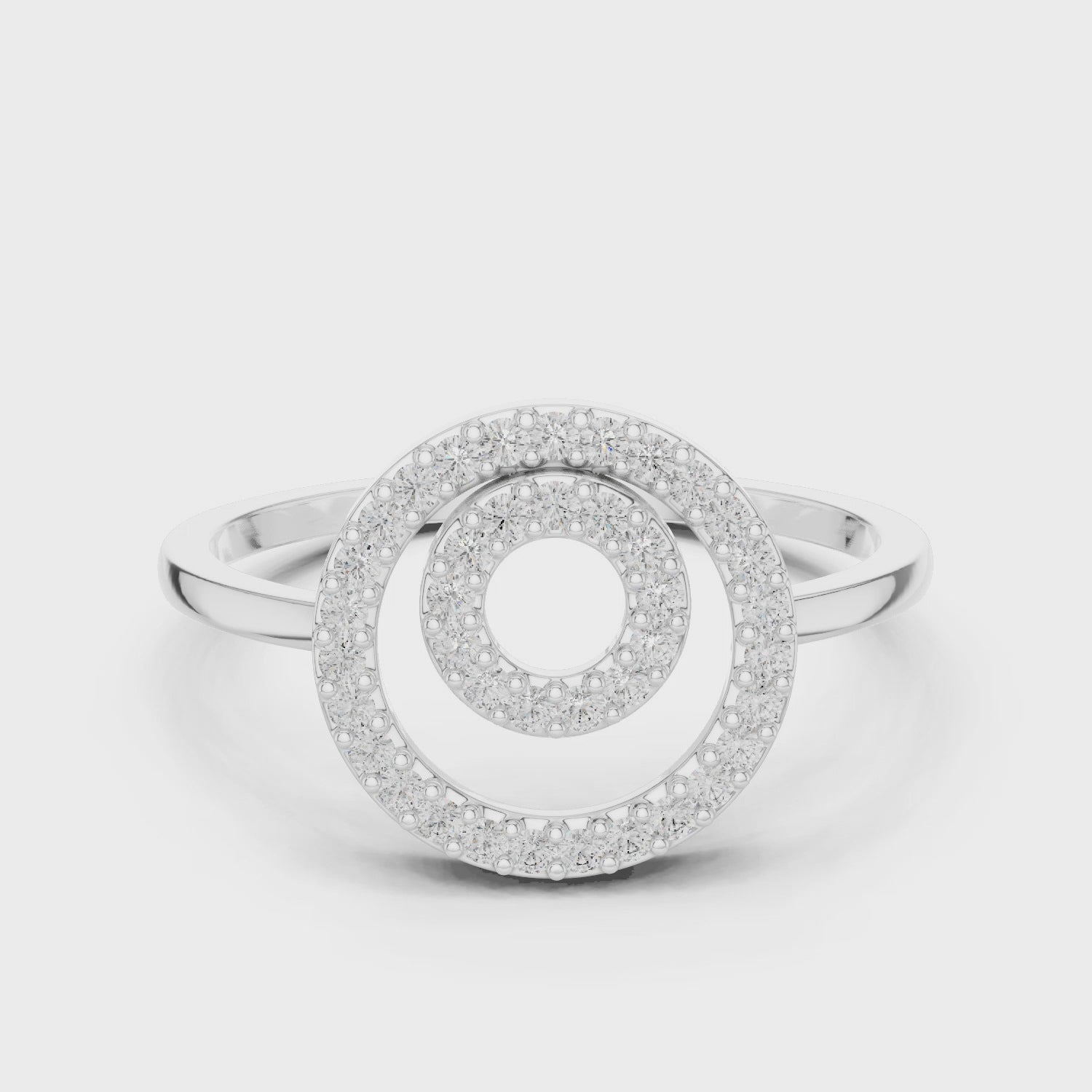 Spiral Charm Ring