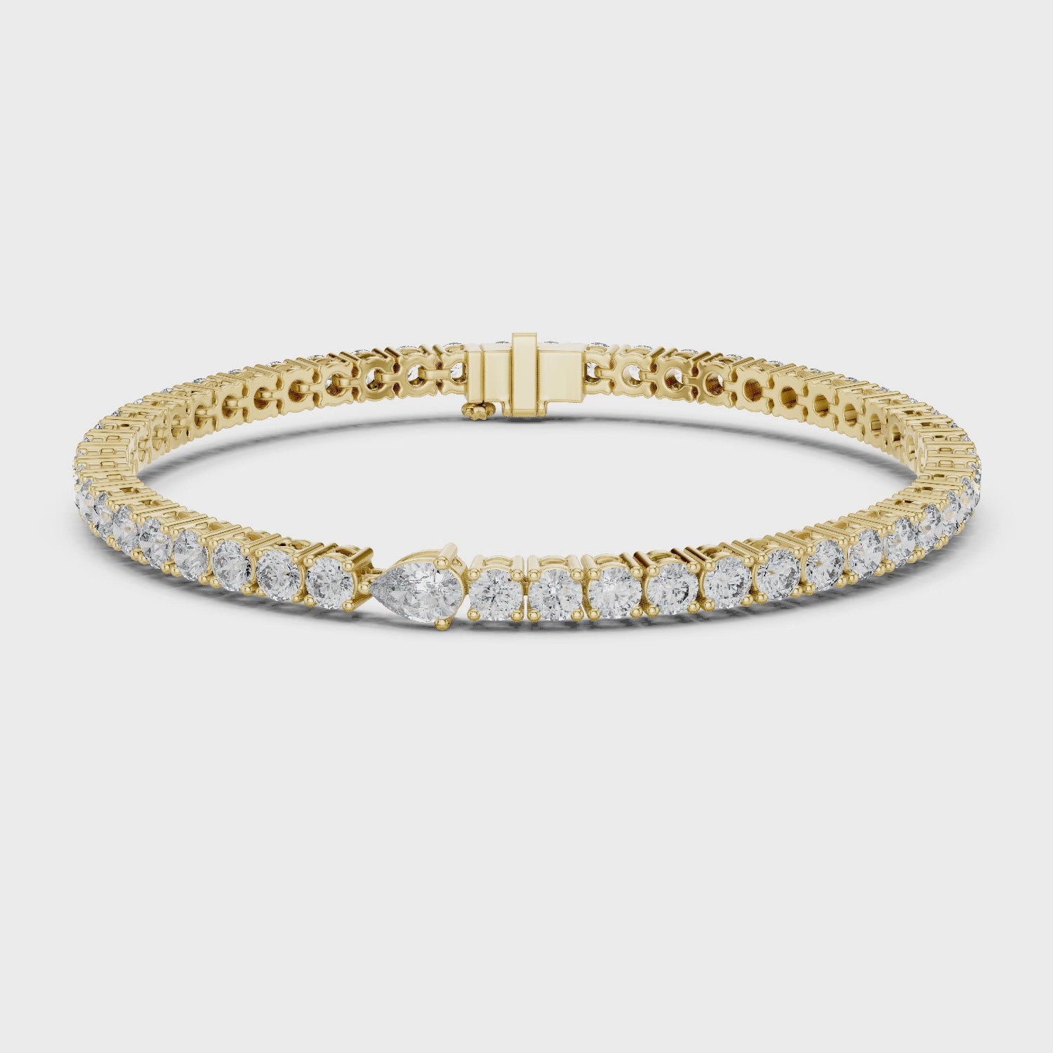 Radiant Mirage Singular Tennis Bracelet