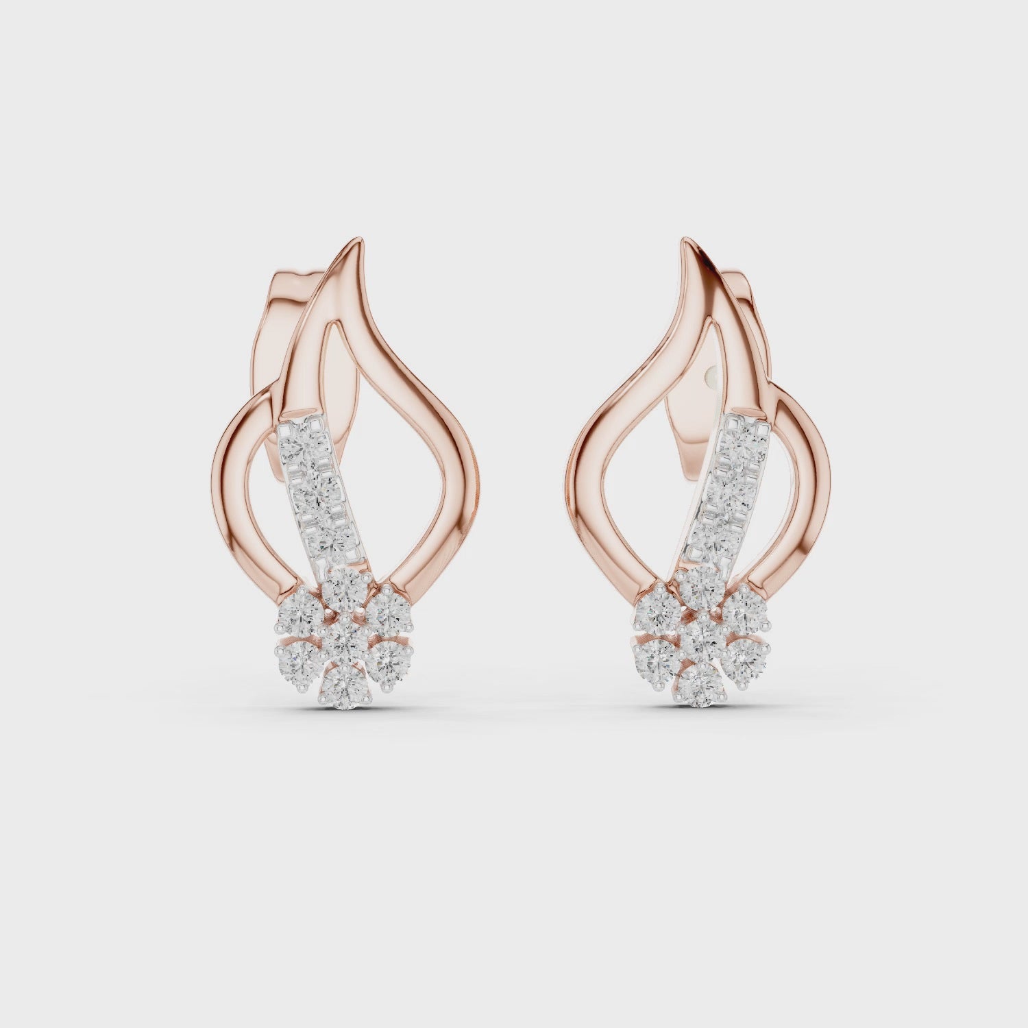 Radiant Curve Petal Studs
