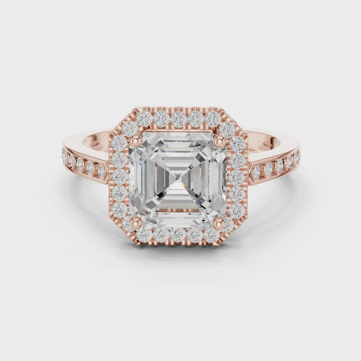 Regal Radiance Halo Ring