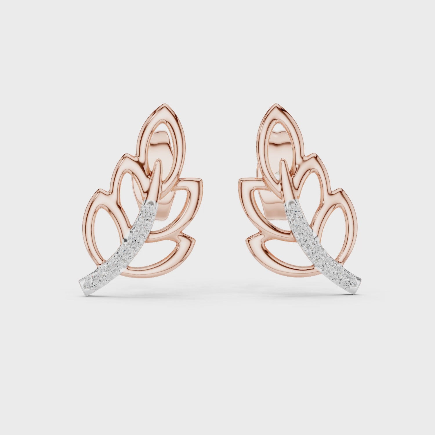 Radiant Leaf Embrace Earrings