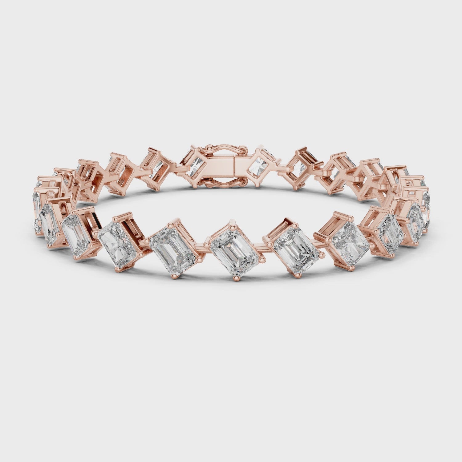 Twilight Cascade Geometric Bracelet