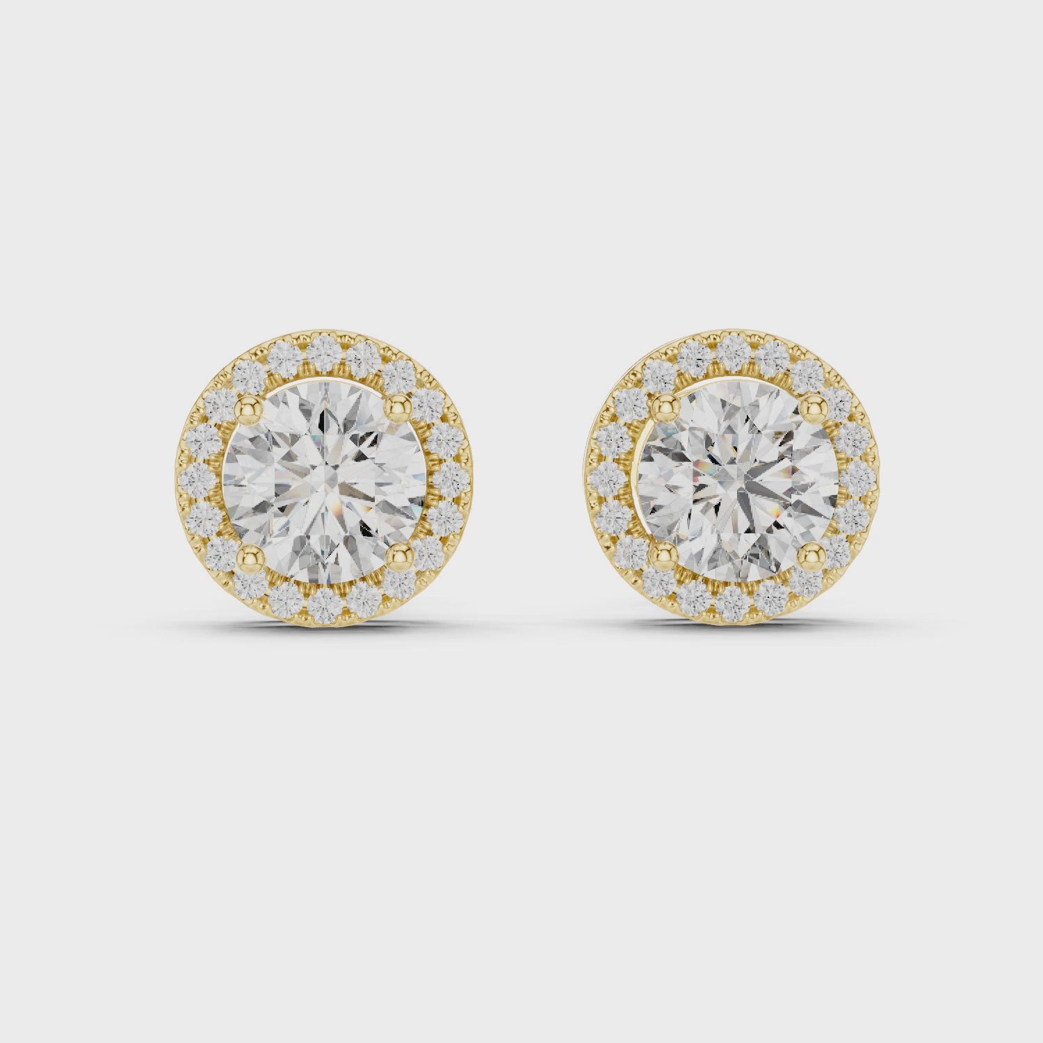 Celestial Halo Classic Stud Earrings