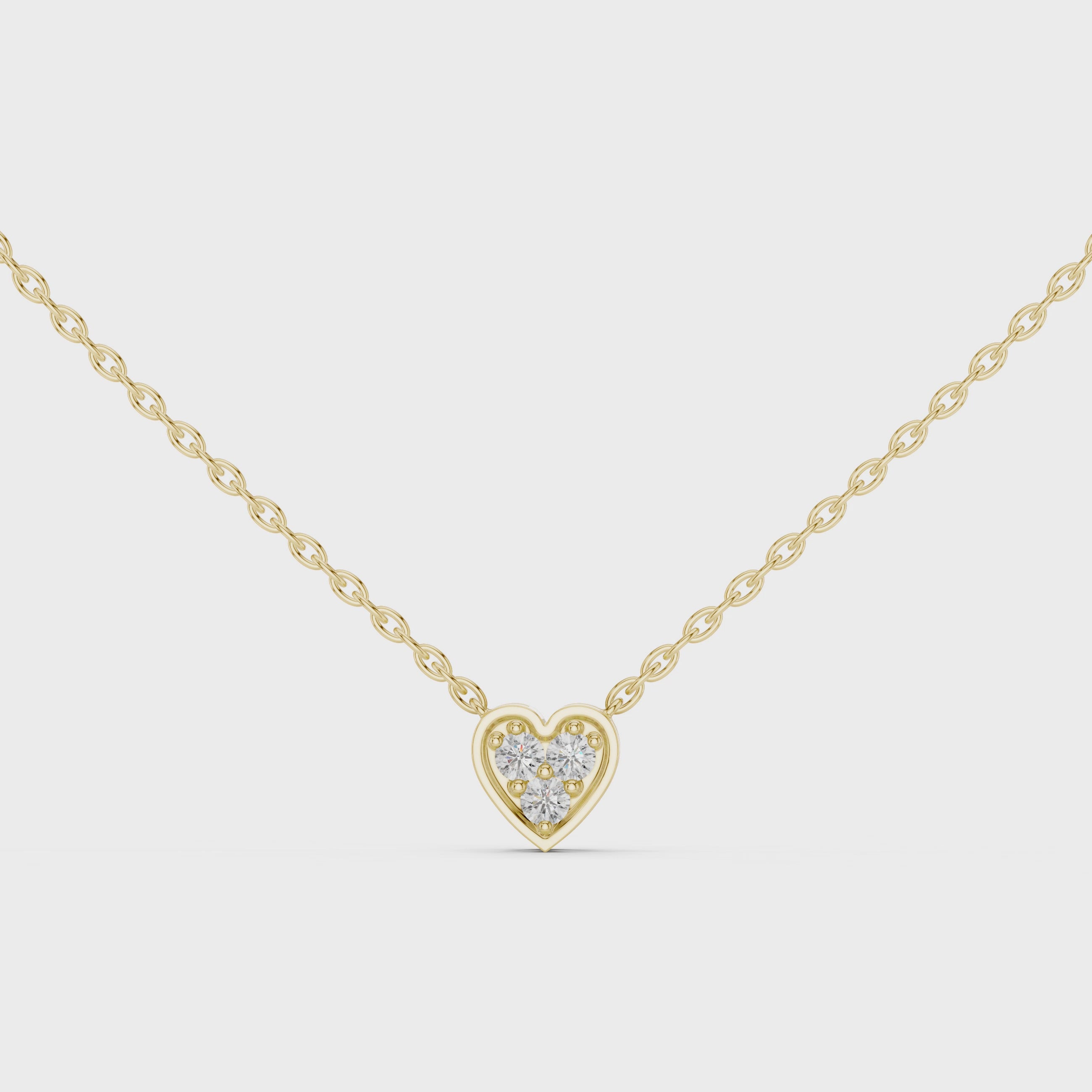 Infinite Devotion Heart Charm Pendant