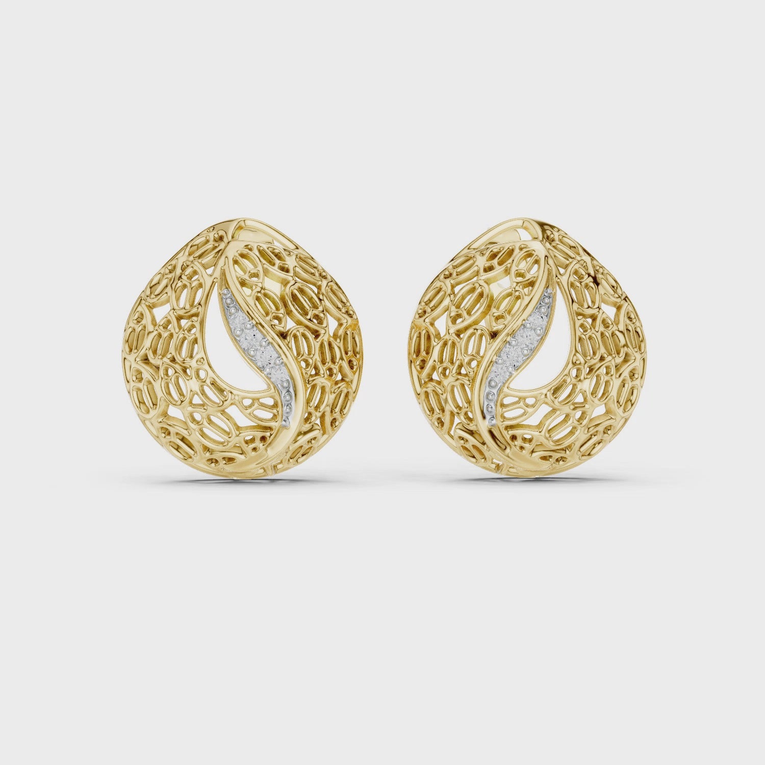 Radiant Lace Embrace Earrings