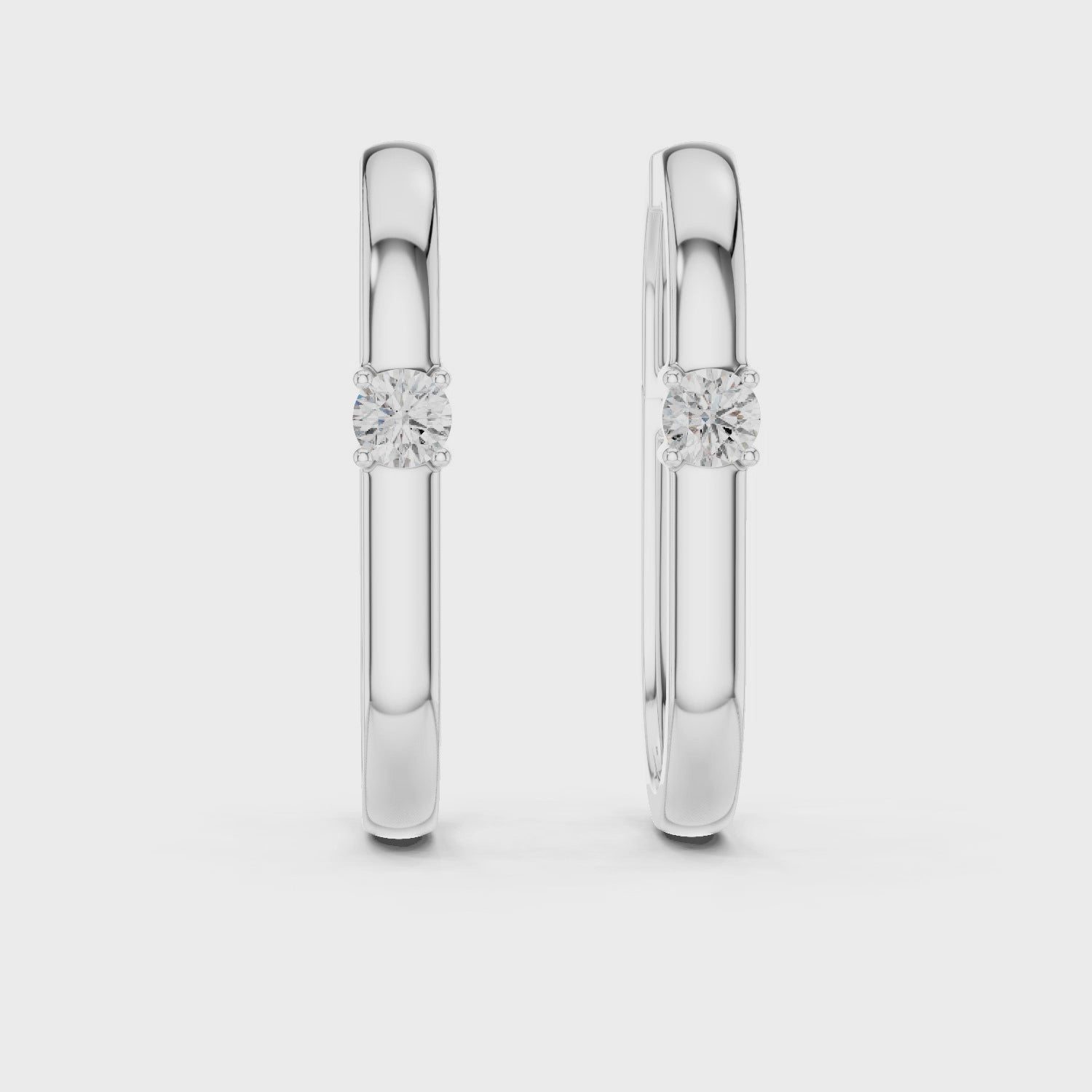 Radiant Elegance Hoop Earrings