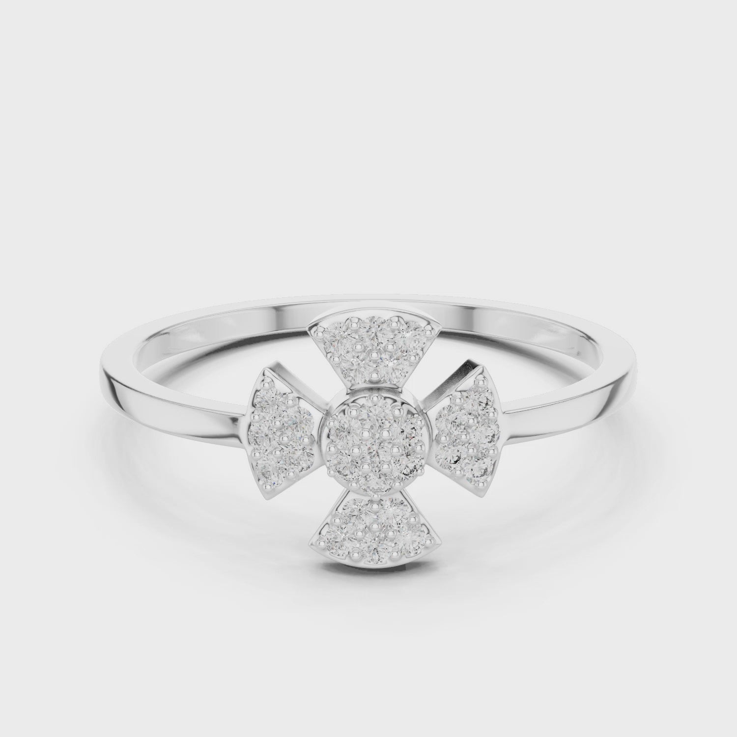 Petal Crest Band Ring