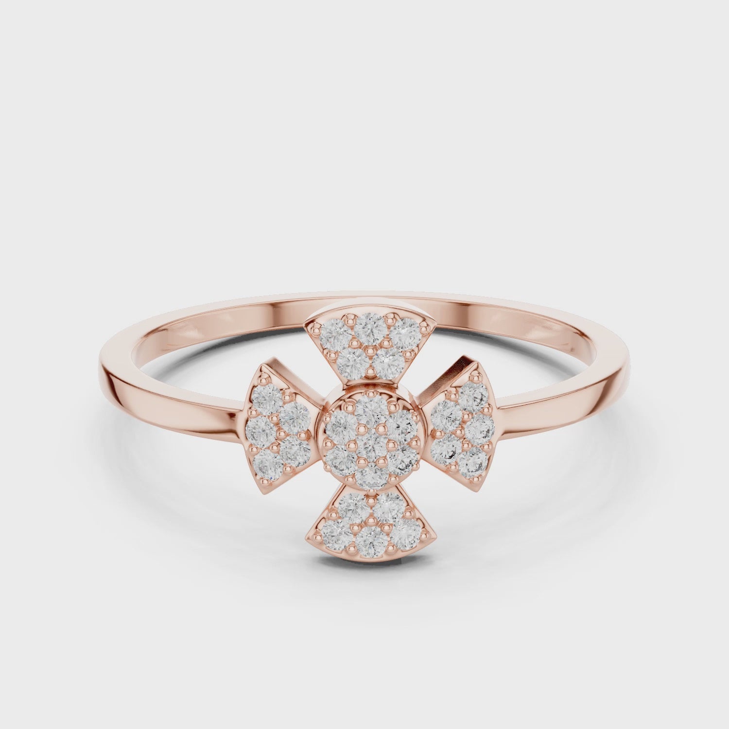 Petal Crest Band Ring