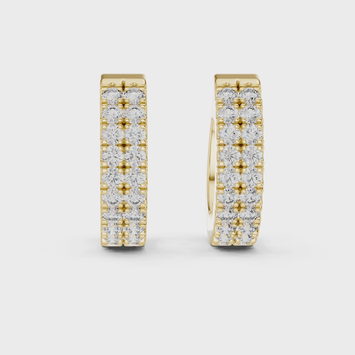 Lustrous Urban Twist Mini Hoops