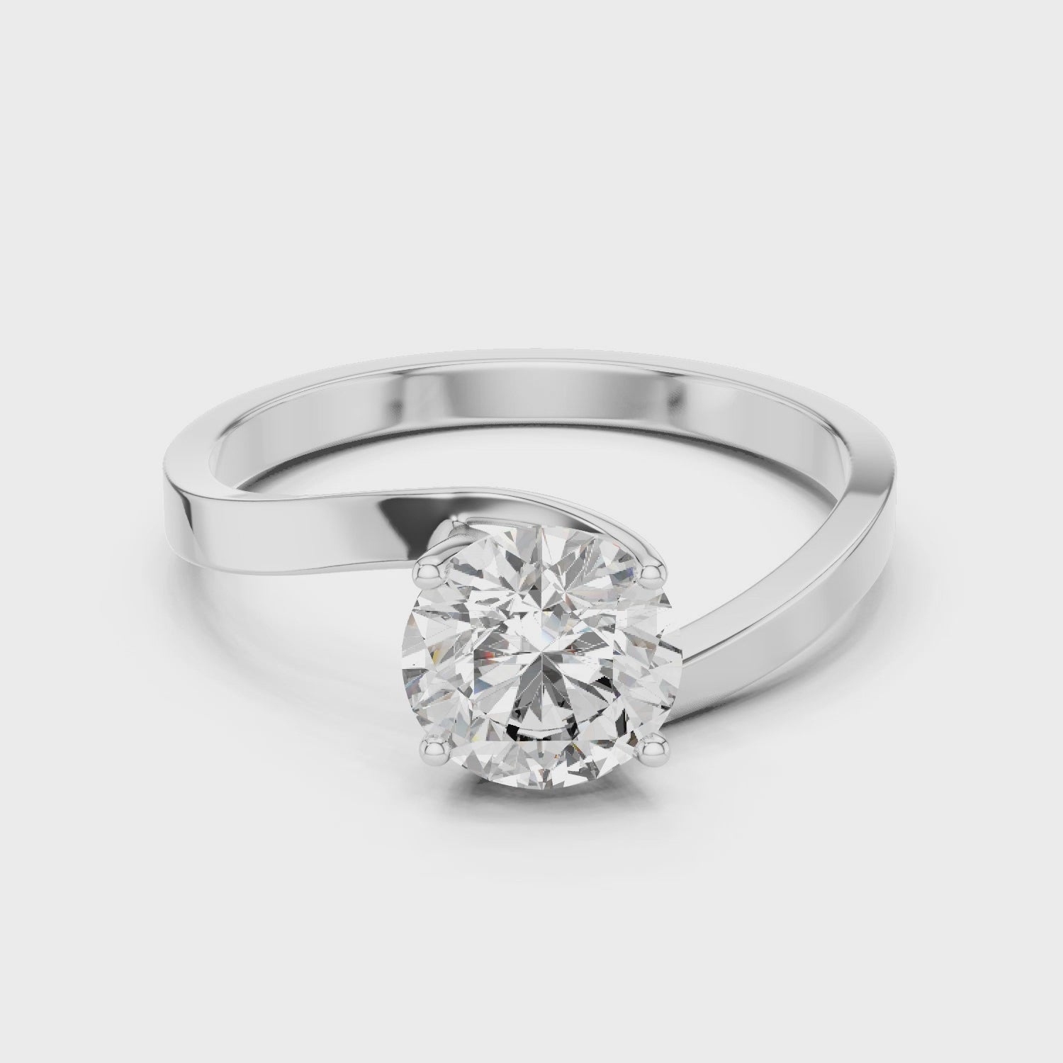 Evelynâ€™s Bold Curve Band Ring