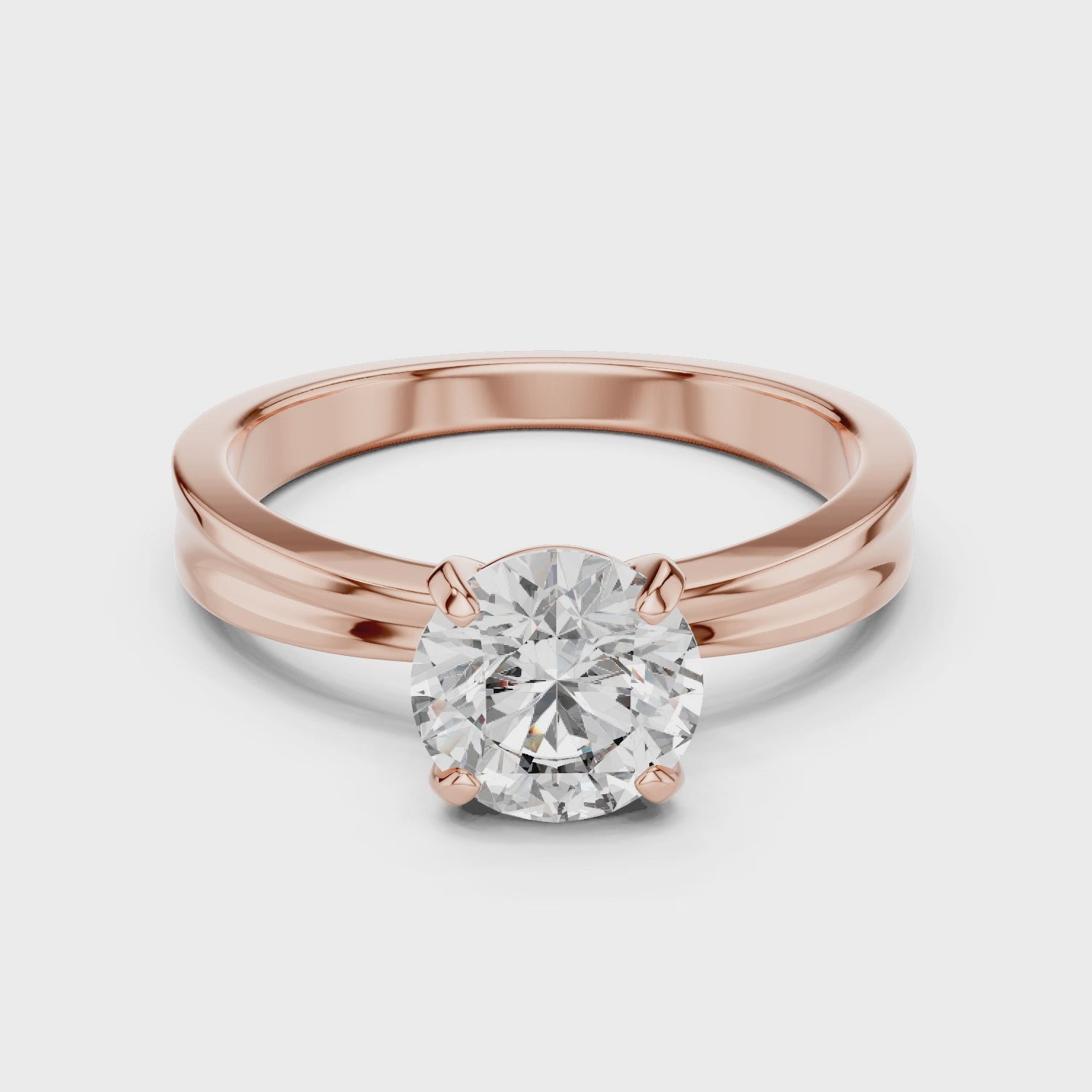 Beloved Aurora Solitaire Ring