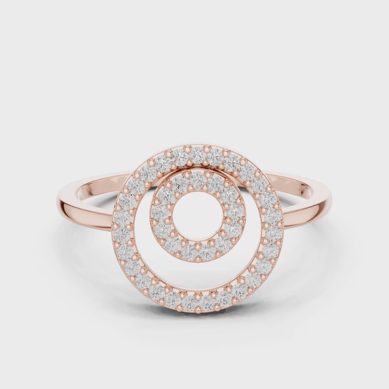 Spiral Charm Ring