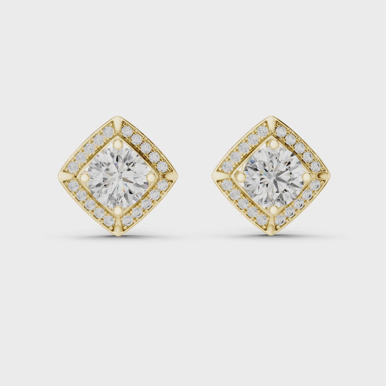 Celestial Radiance Stud Earrings