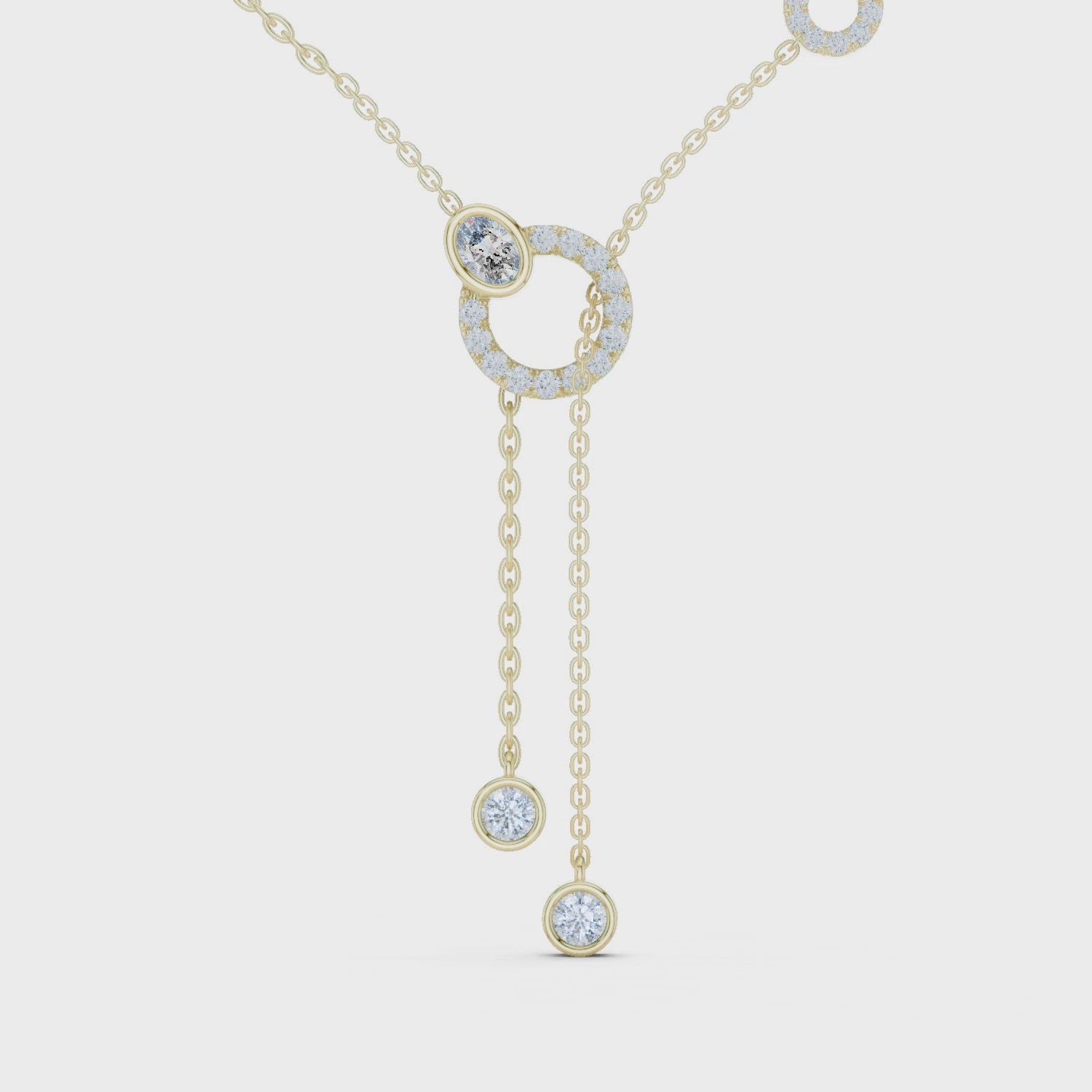 Gliding Radiance Y Pendant