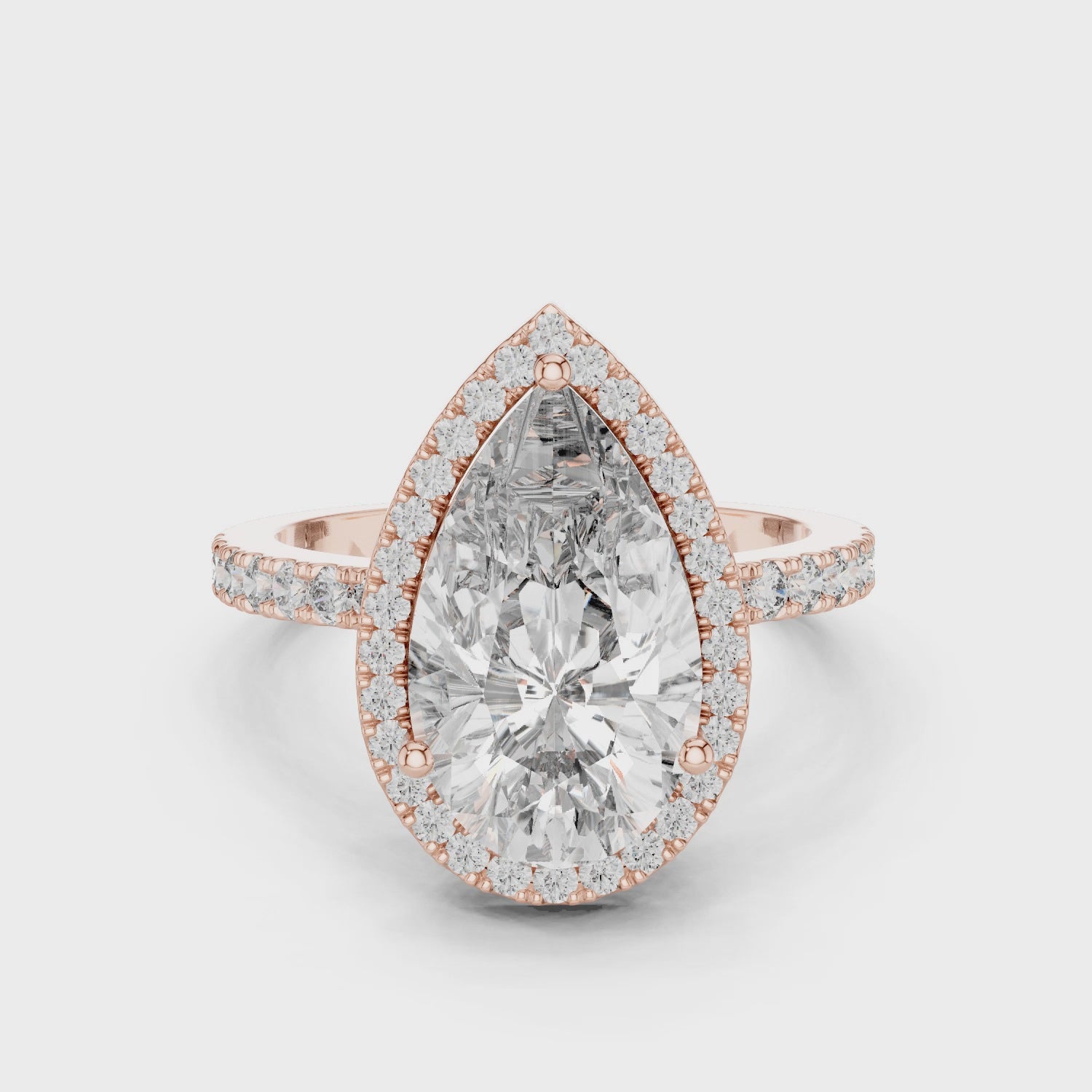 Celestial Whisper Halo Band Ring