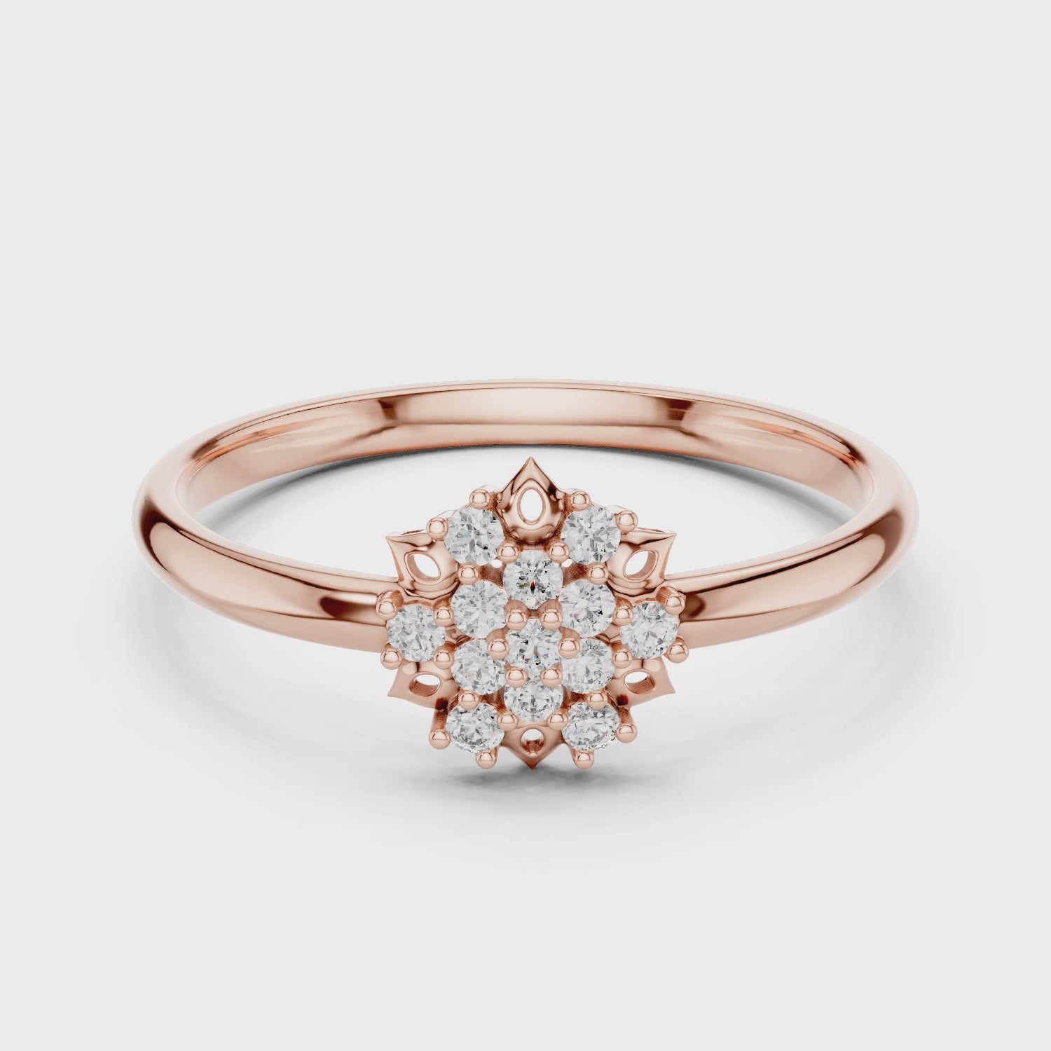 Fleur Cluster Ring