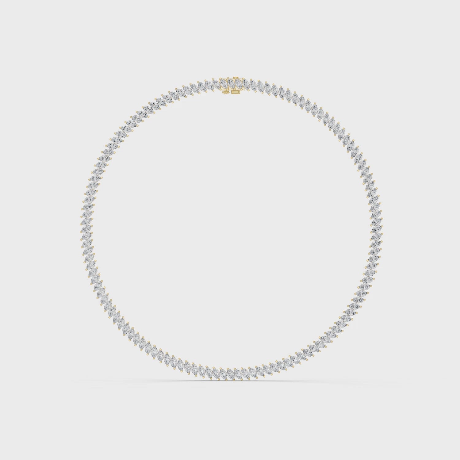 Radiant Leaf Silhouette Chain Necklace