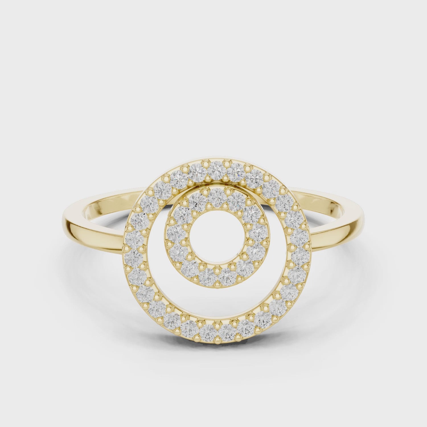 Spiral Charm Ring