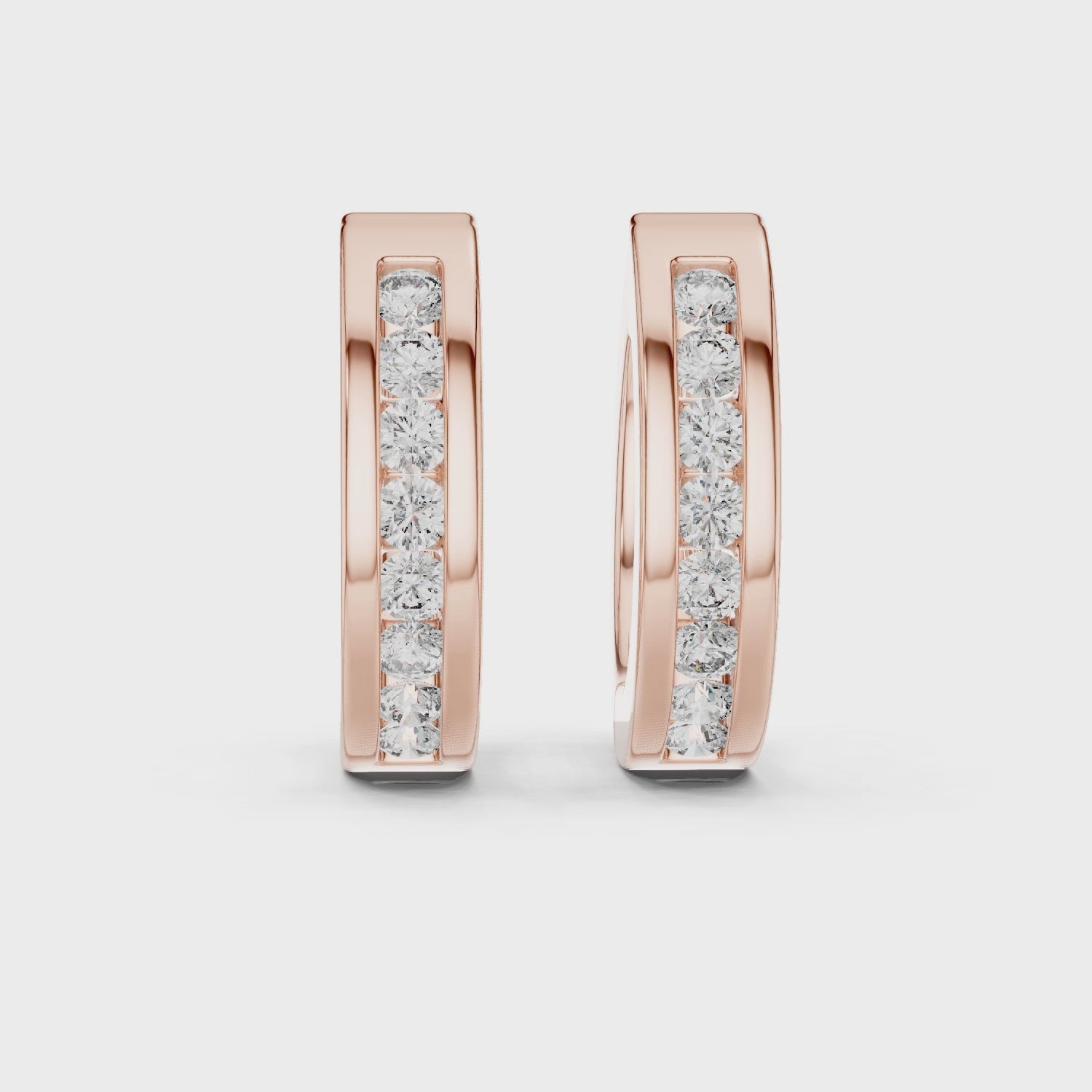 Elegant Horizon Signature Oval Hoops