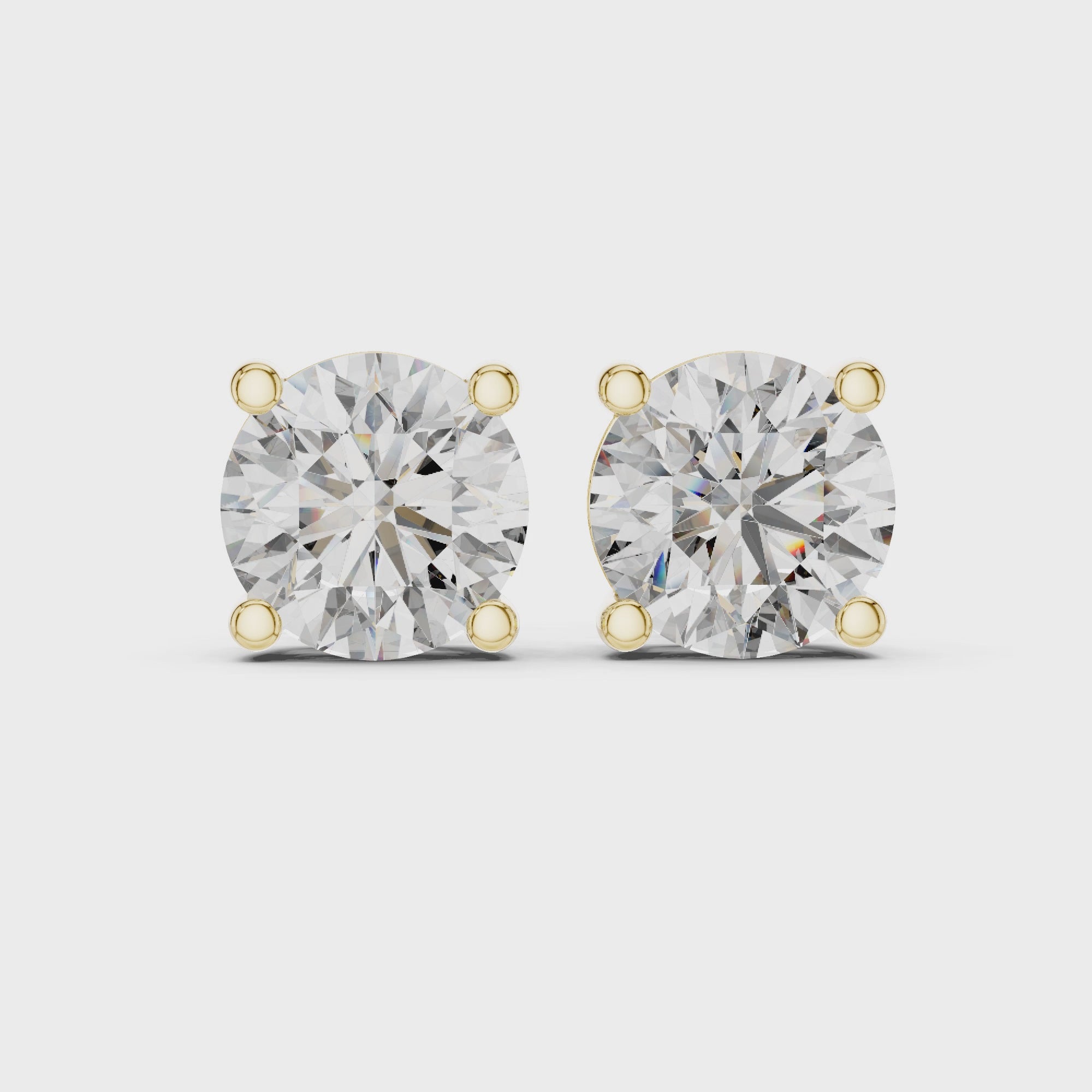 Pure Radiance Stud Earrings