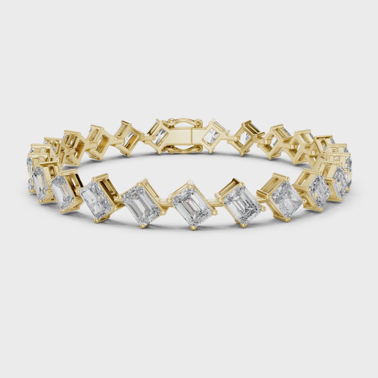 Twilight Cascade Geometric Bracelet