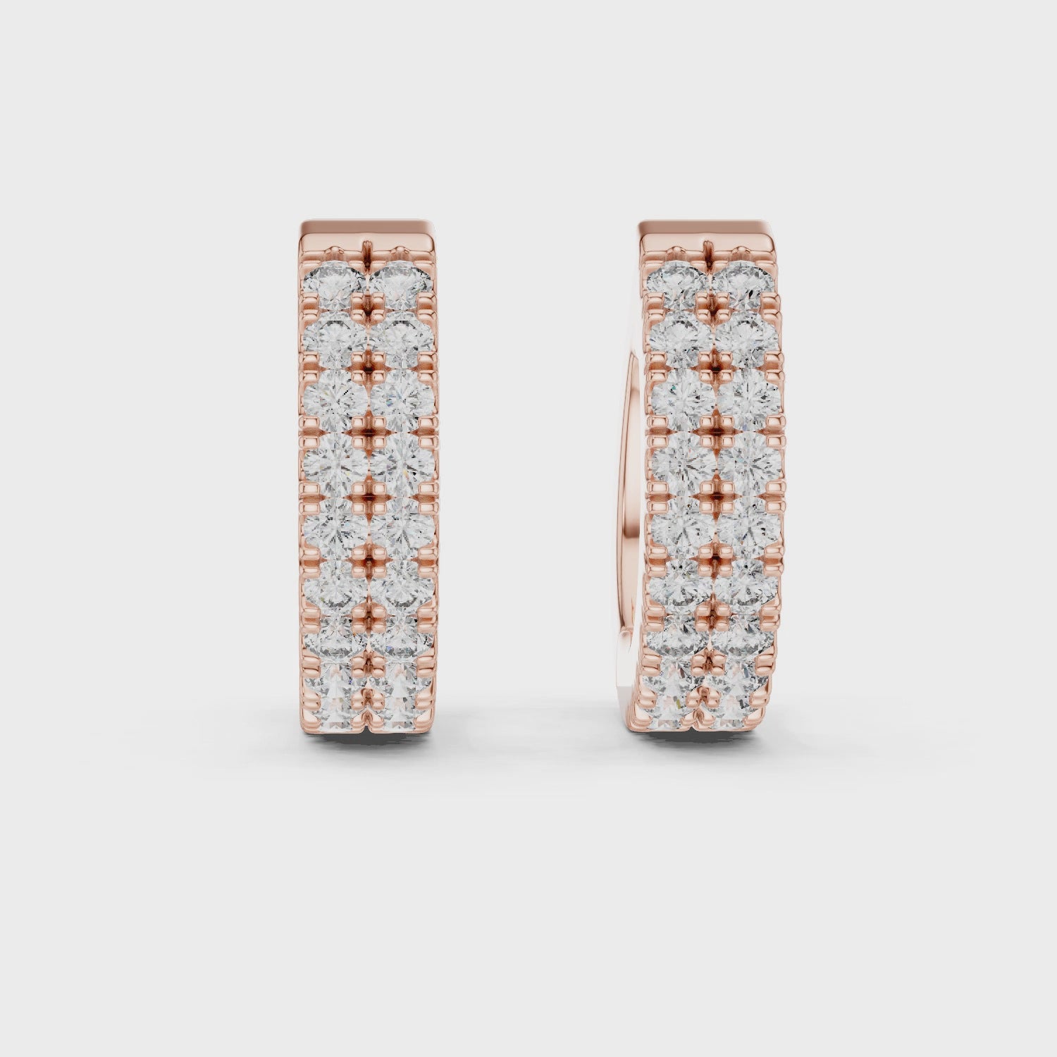 Lustrous Urban Twist Mini Hoops
