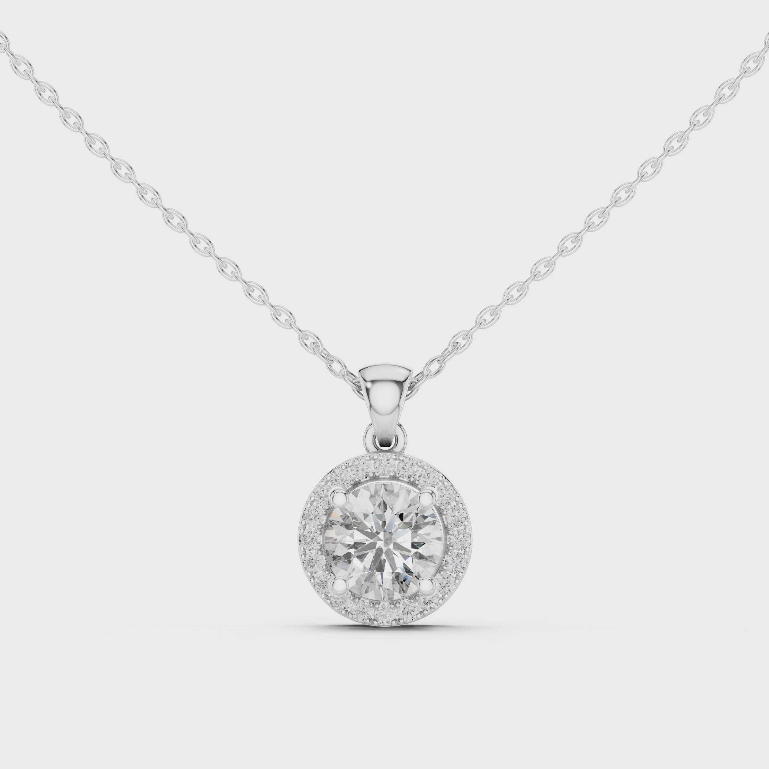 Serene Bloom Light Reflection Pendant