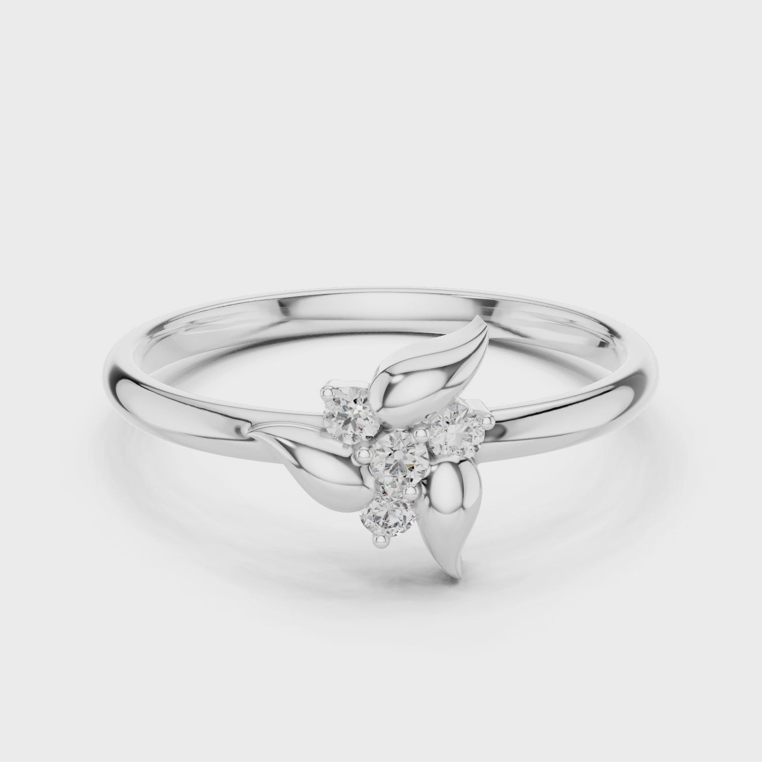 Elegance Arched Marquise Statement Ring