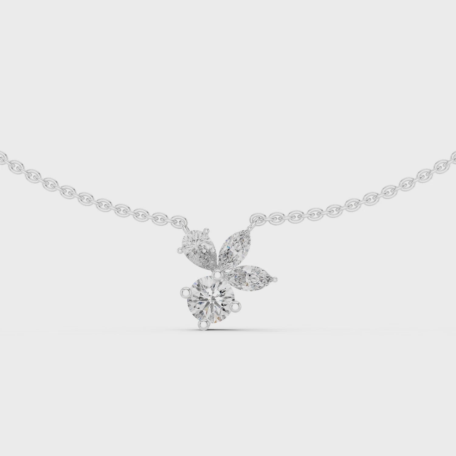 Radiant Petal Embrace Necklace
