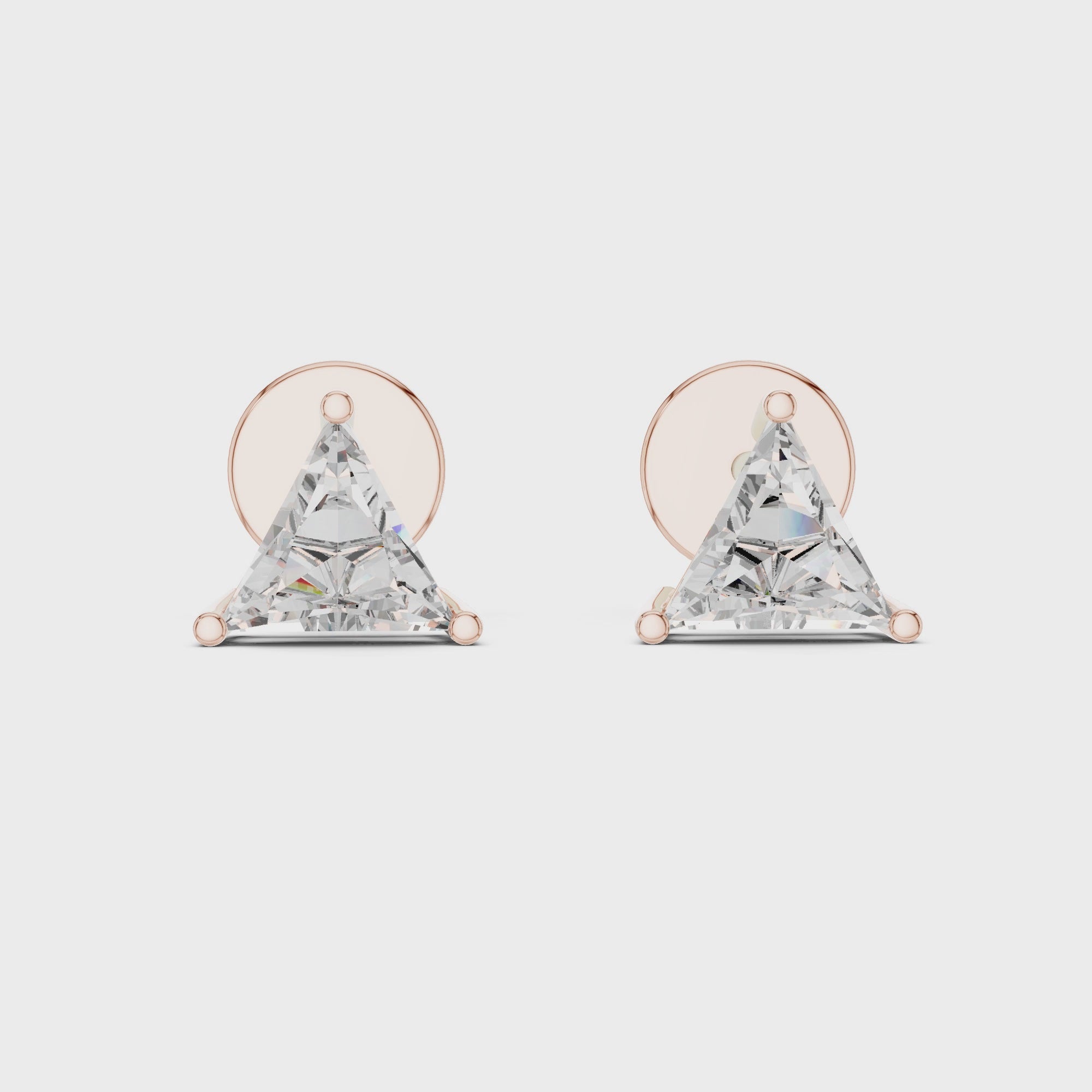 Crystal Apex Luxe Stud Earrings