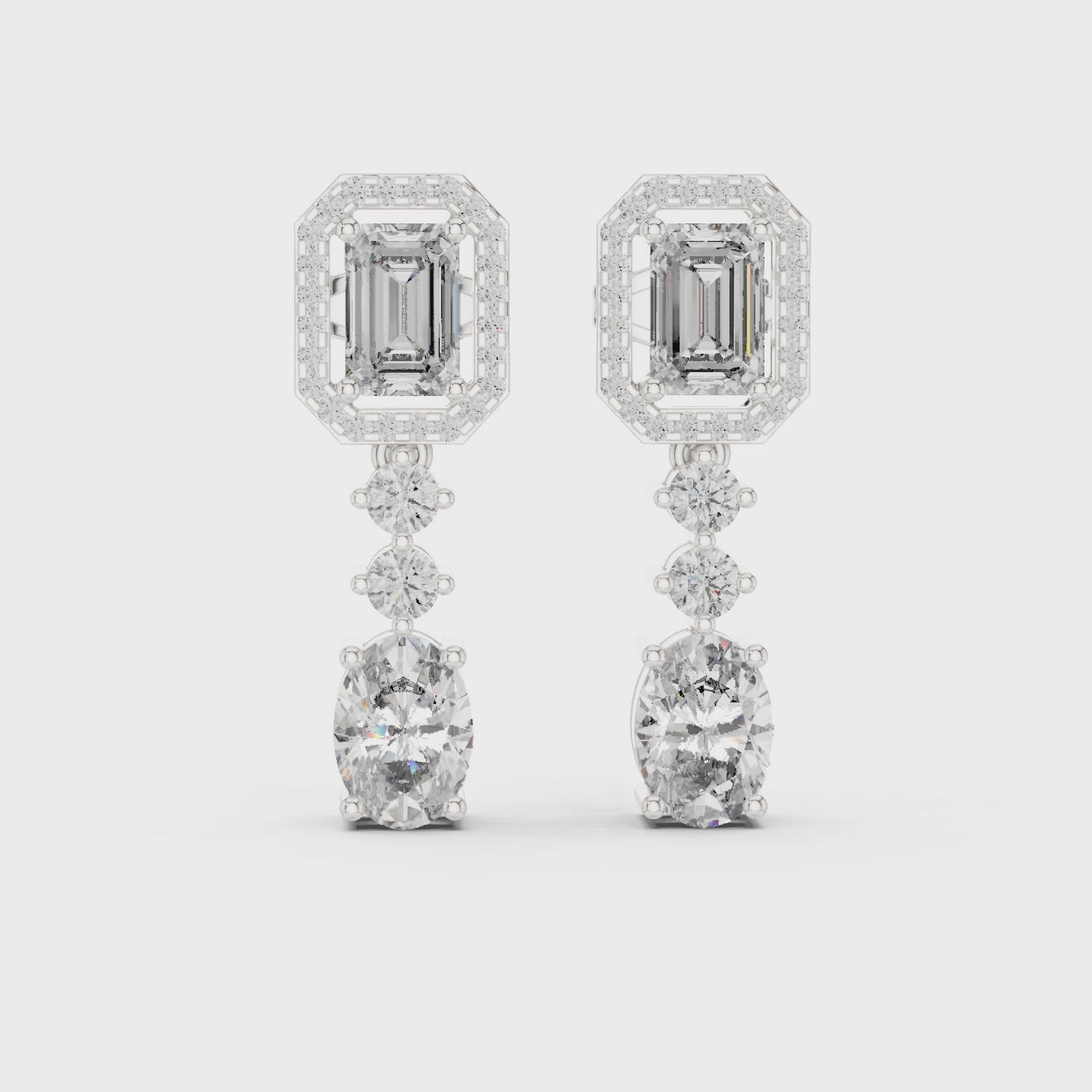 Radiant Harmony Stud Earrings