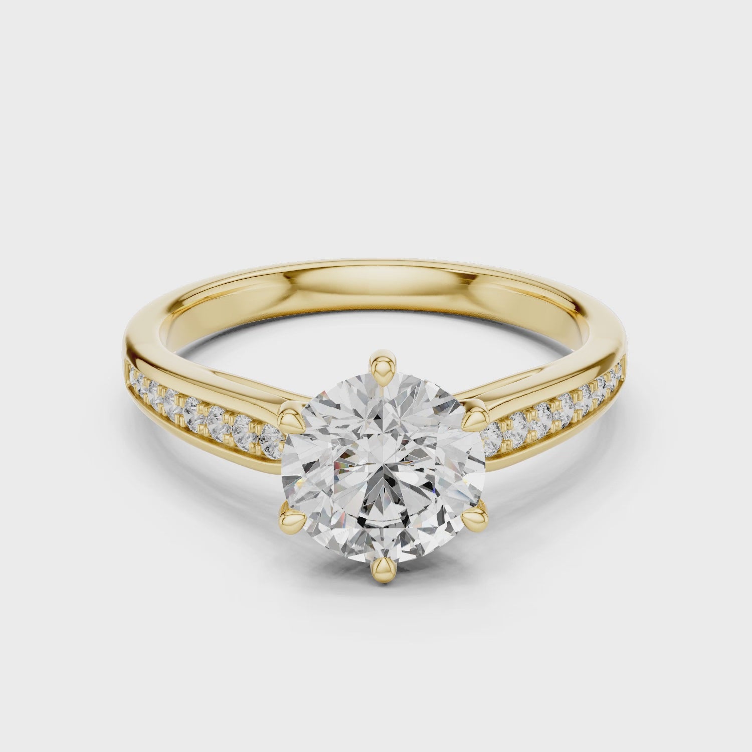 Radiant Cascade PavÃ© Crown Band