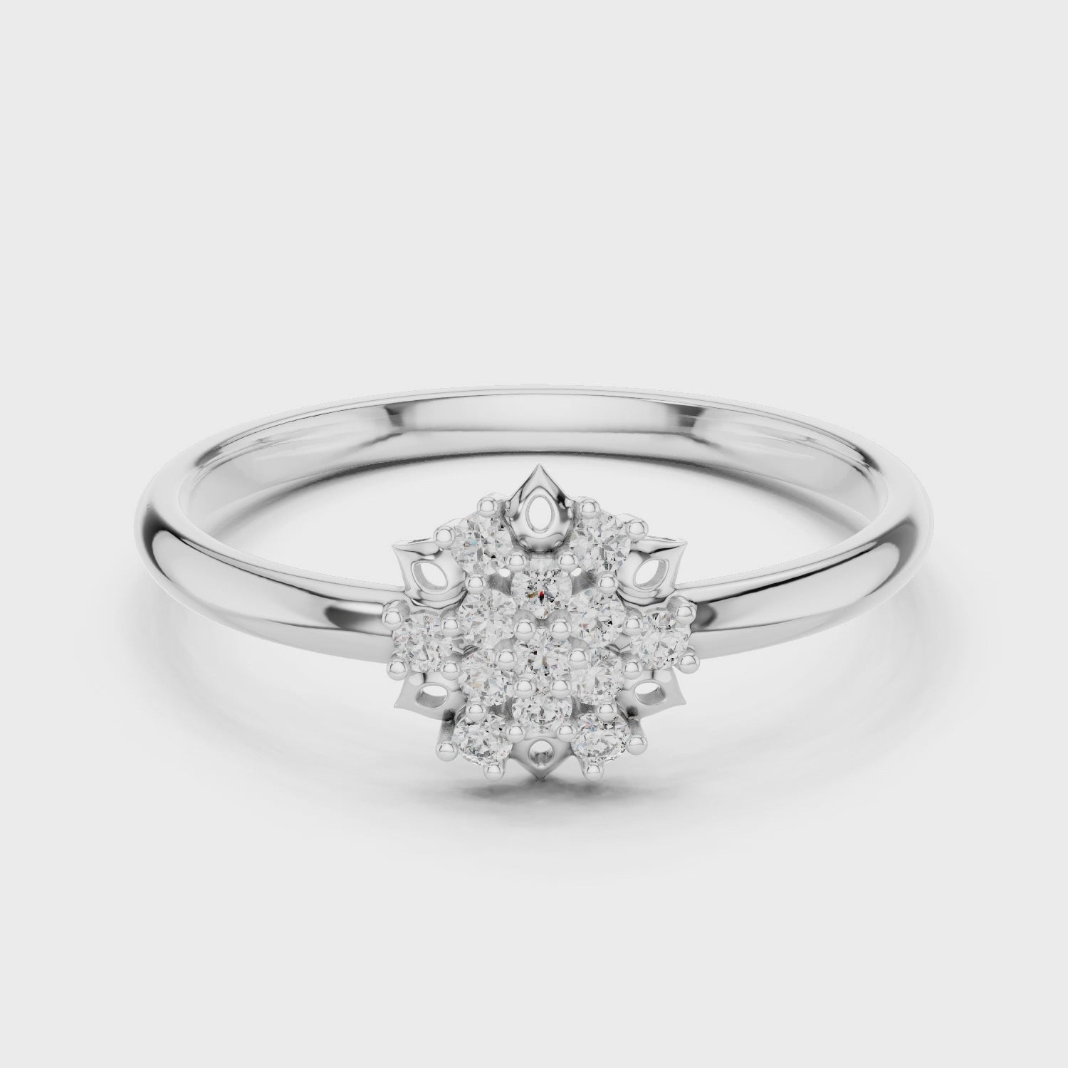 Fleur Cluster Ring
