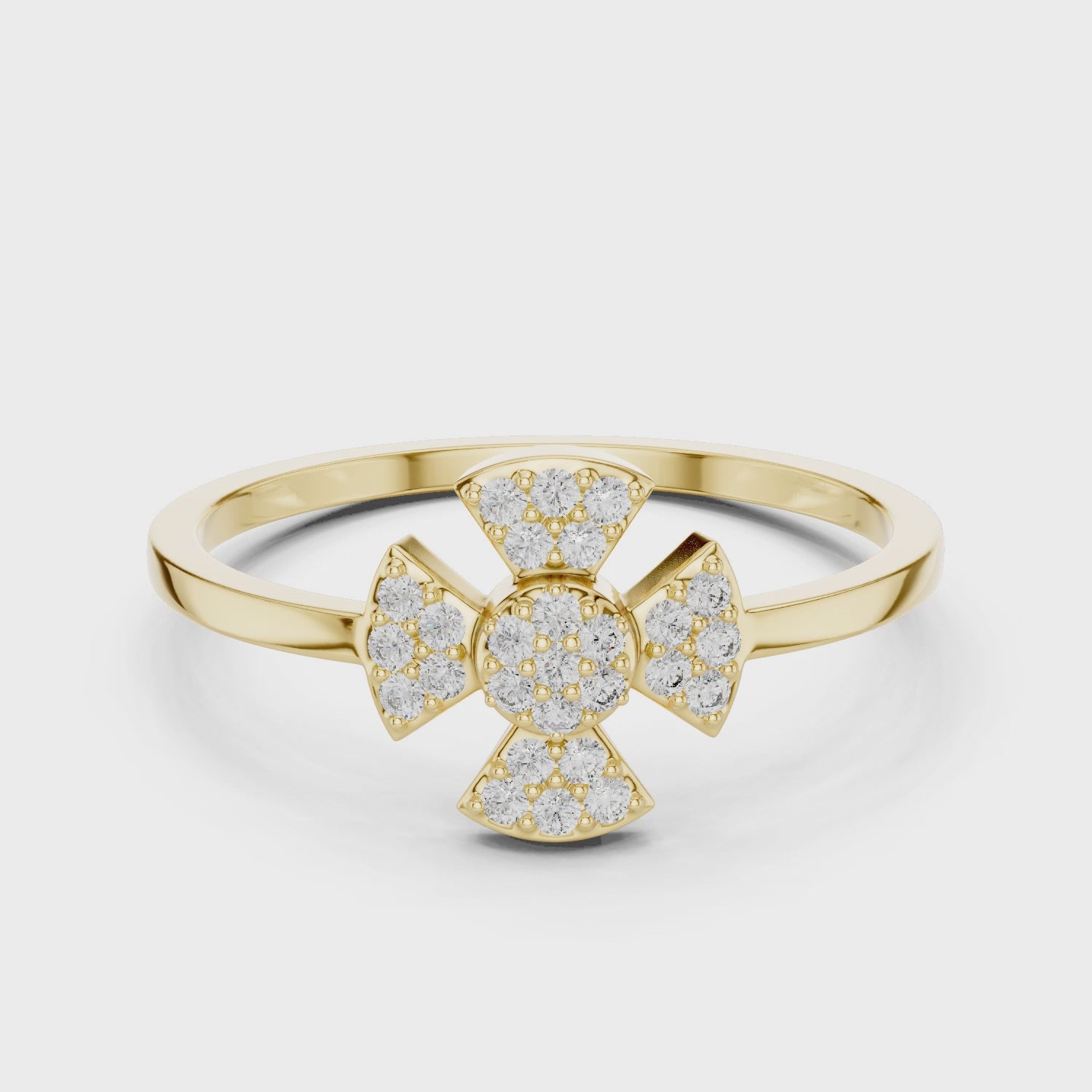 Petal Crest Band Ring