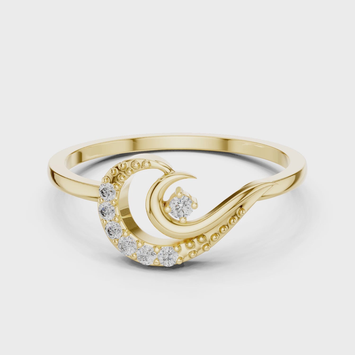 Serene Crest Ring