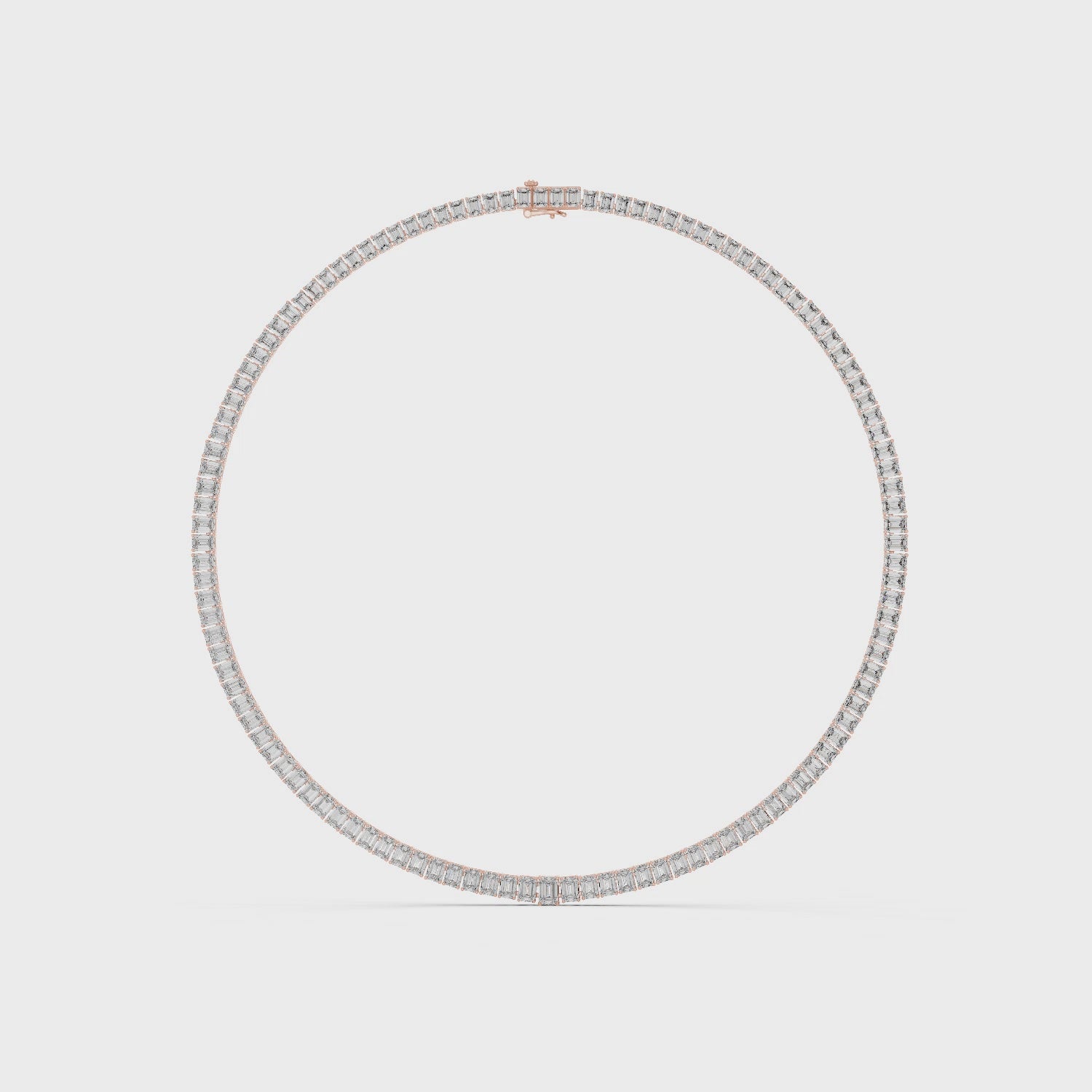 Twilight Cascade Lattice Choker Necklace