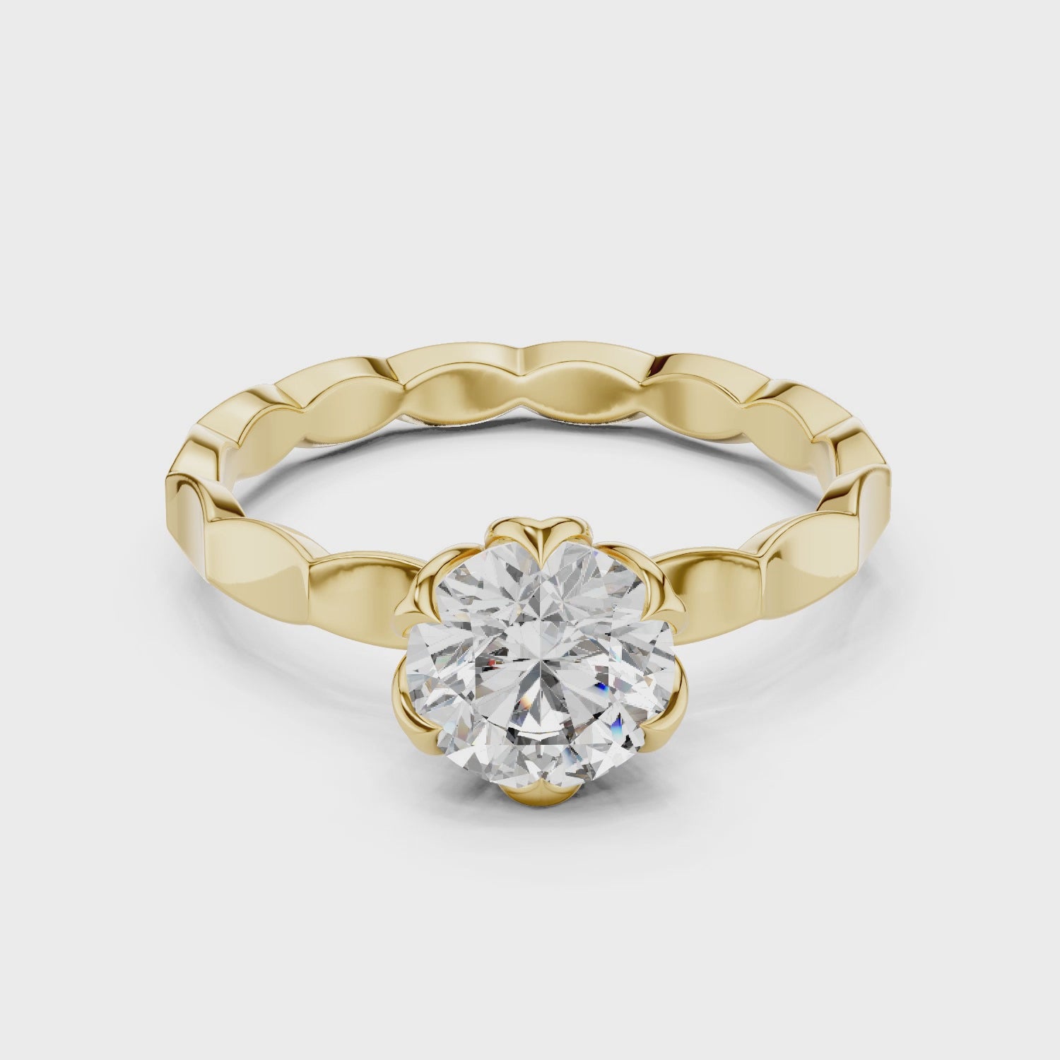 Empress Harmony Solitaire Ring