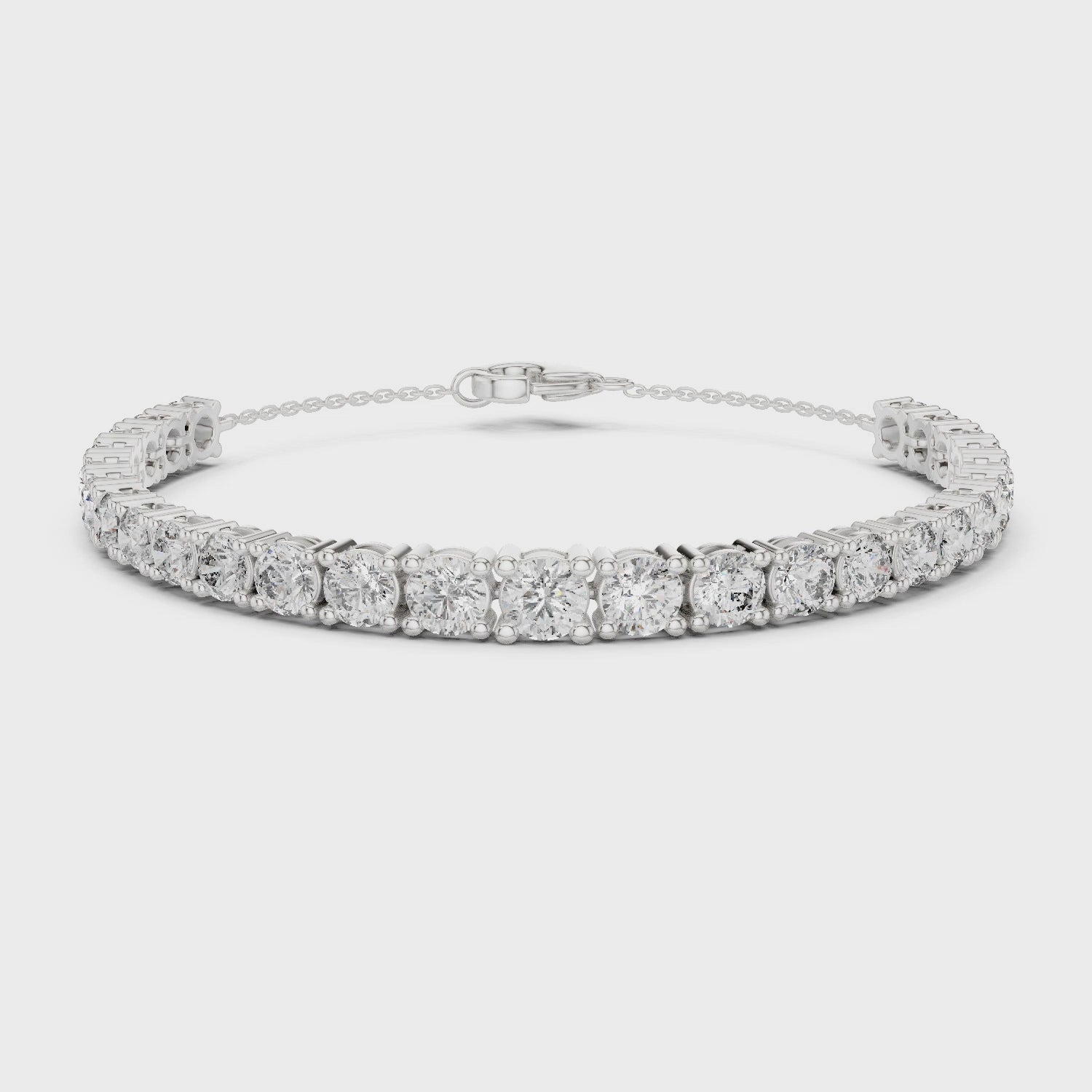 Azure Whisper Sparkle Contemporary Bracelet