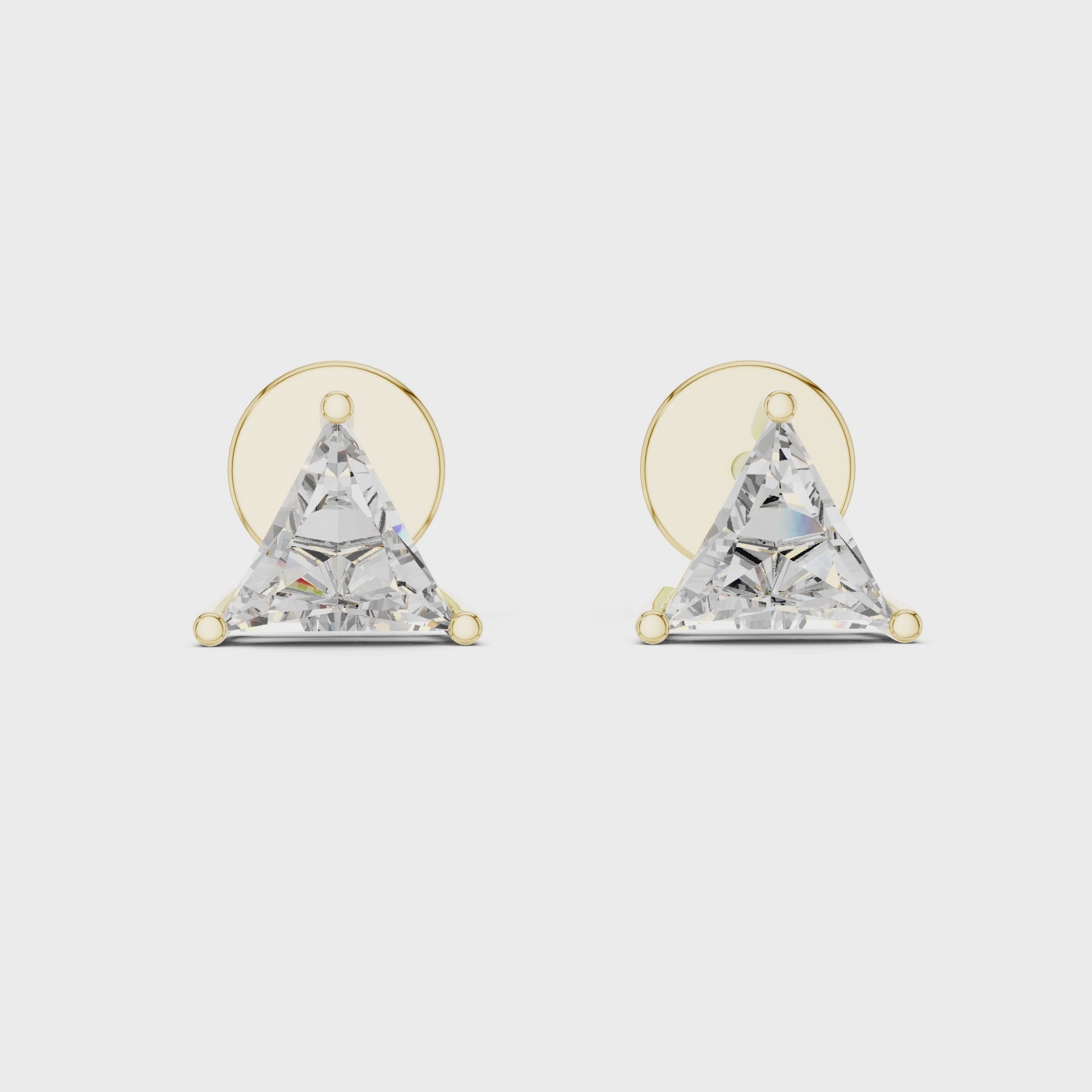 Crystal Apex Luxe Stud Earrings